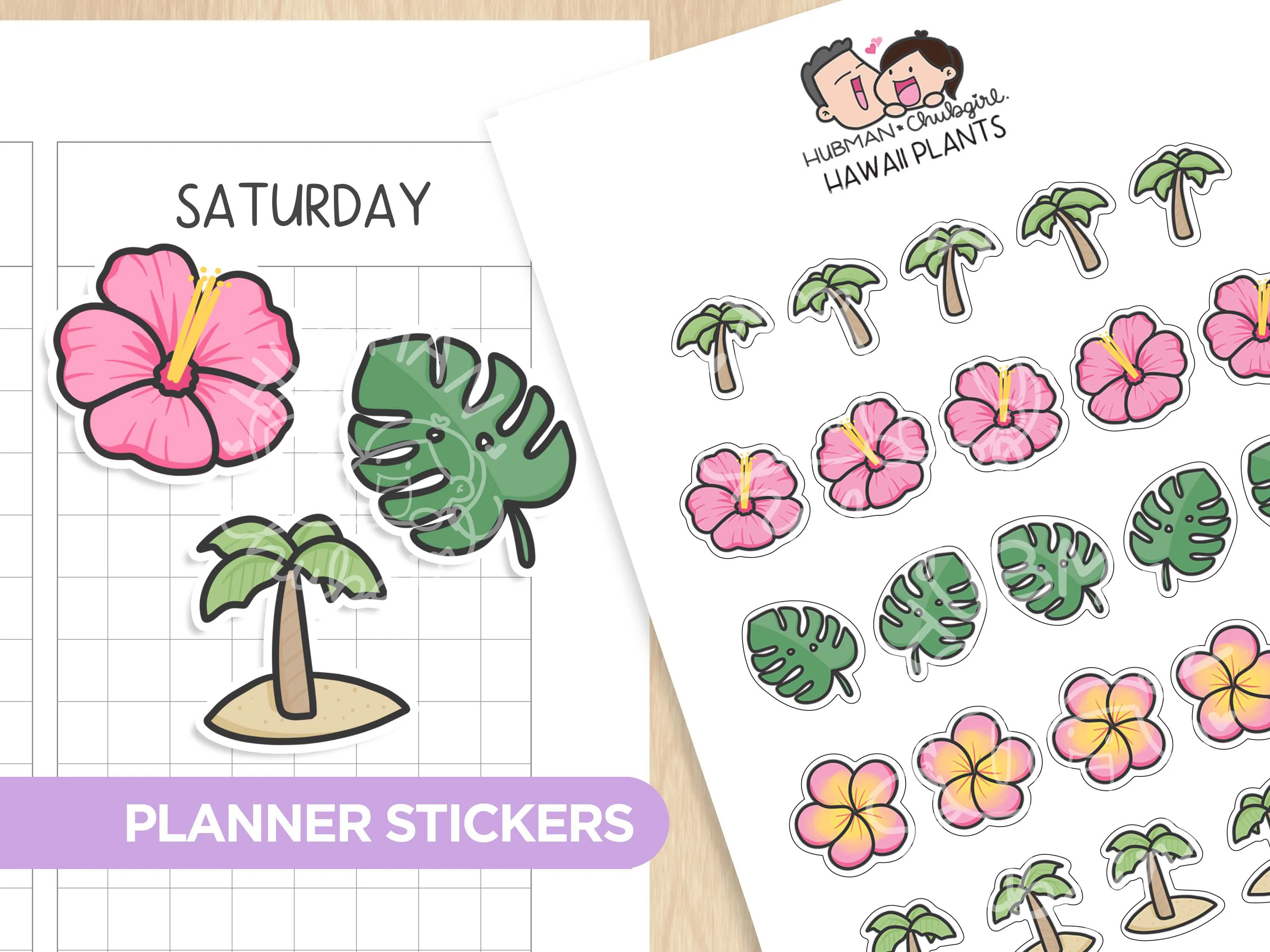 Aloha Hawaii Sticker Set - Image 7