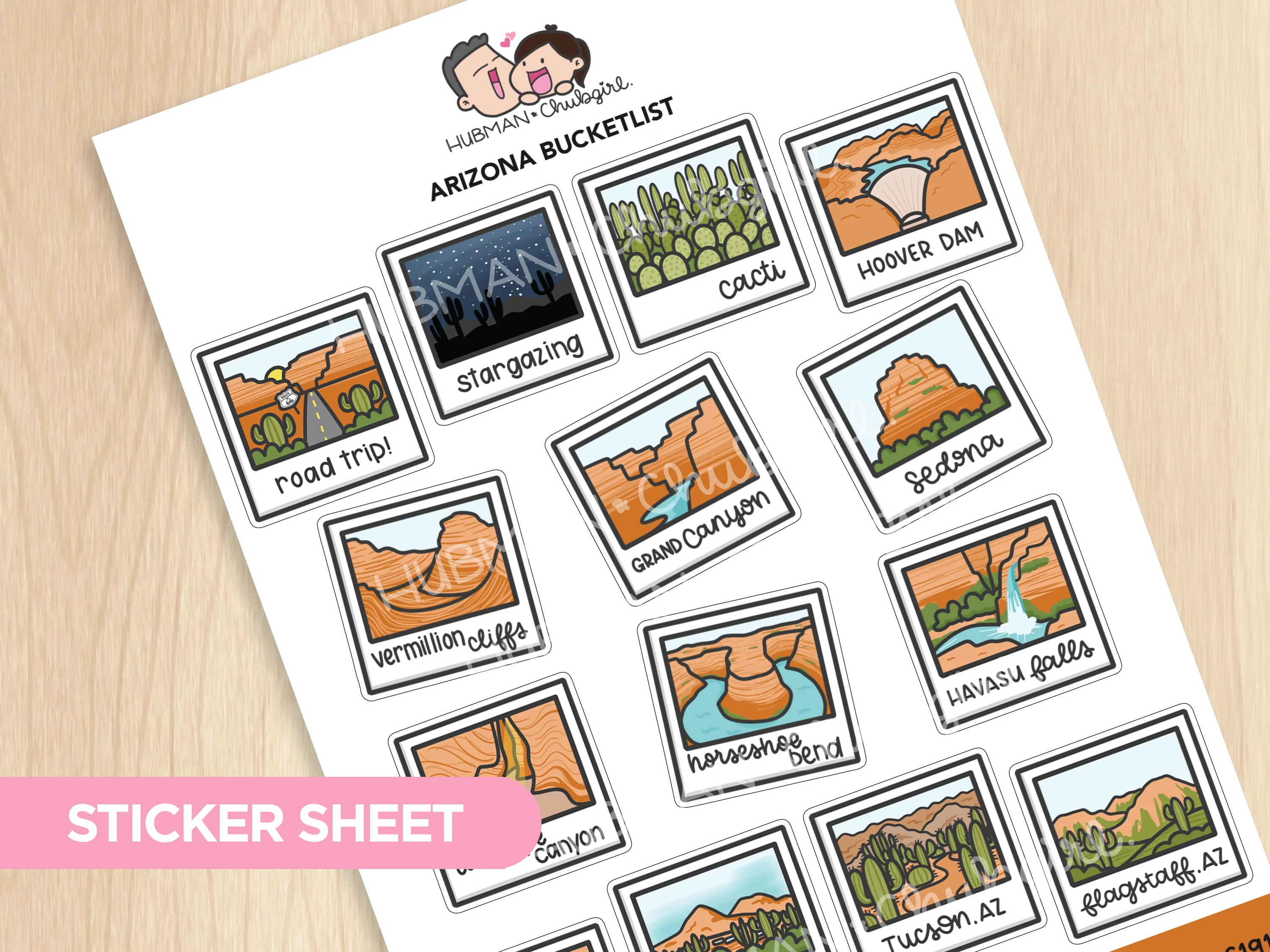 Arizona Sticker Set - Image 3