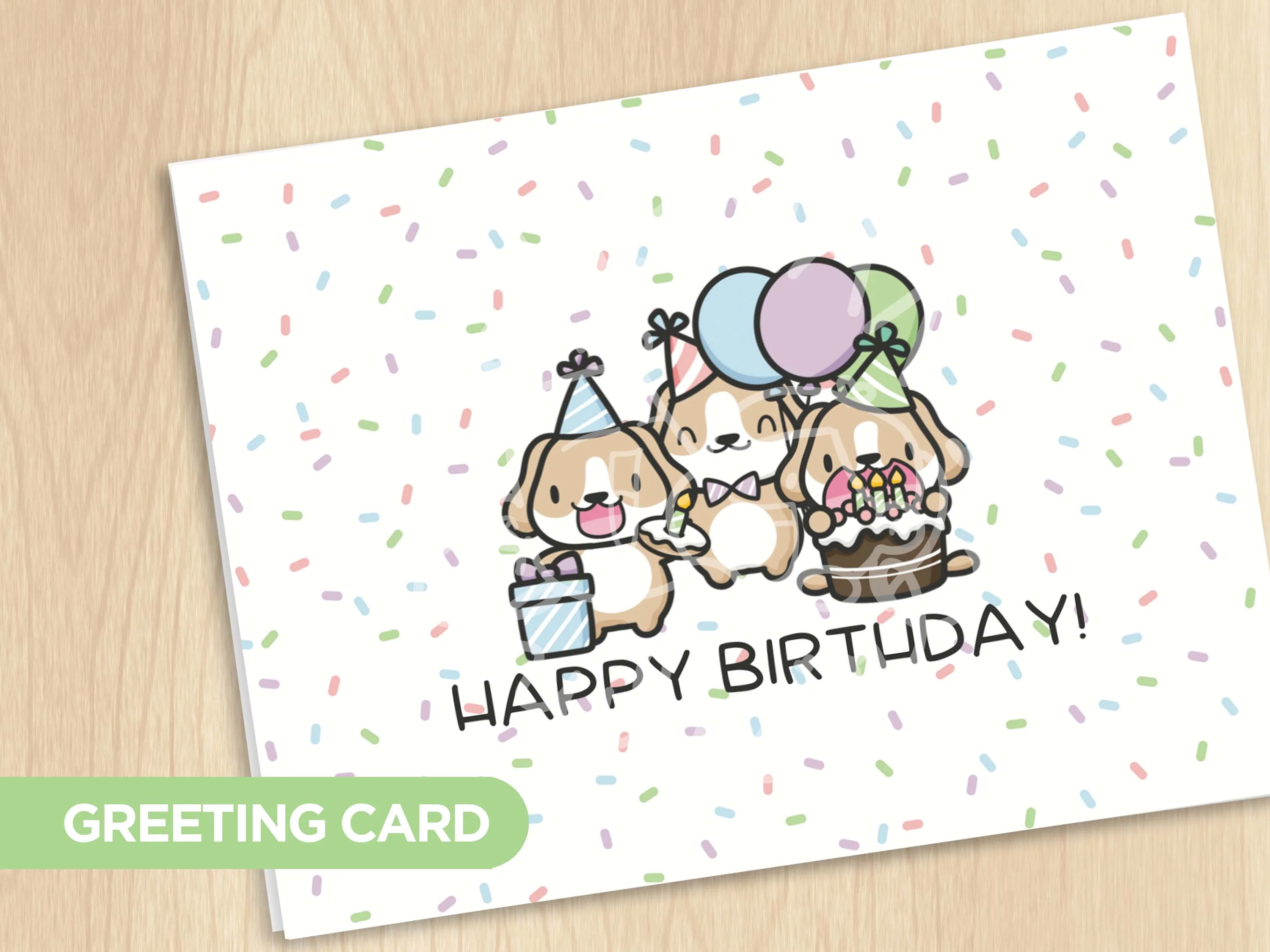 Birthday Cards Collection 5 - Dogs (Set of 5) - Image 5