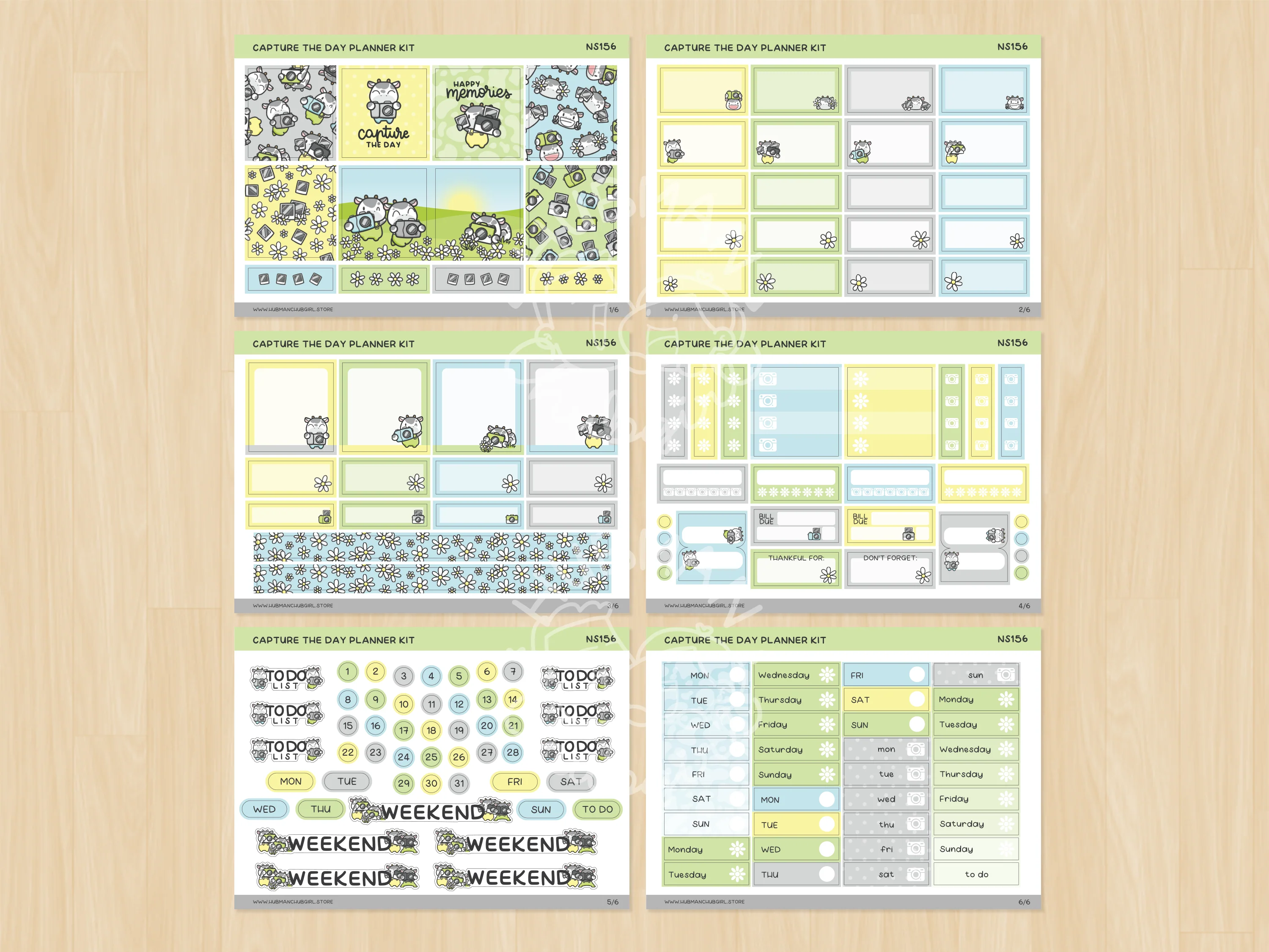Capture the Day Planner Kit (Set of 6) - Image 2