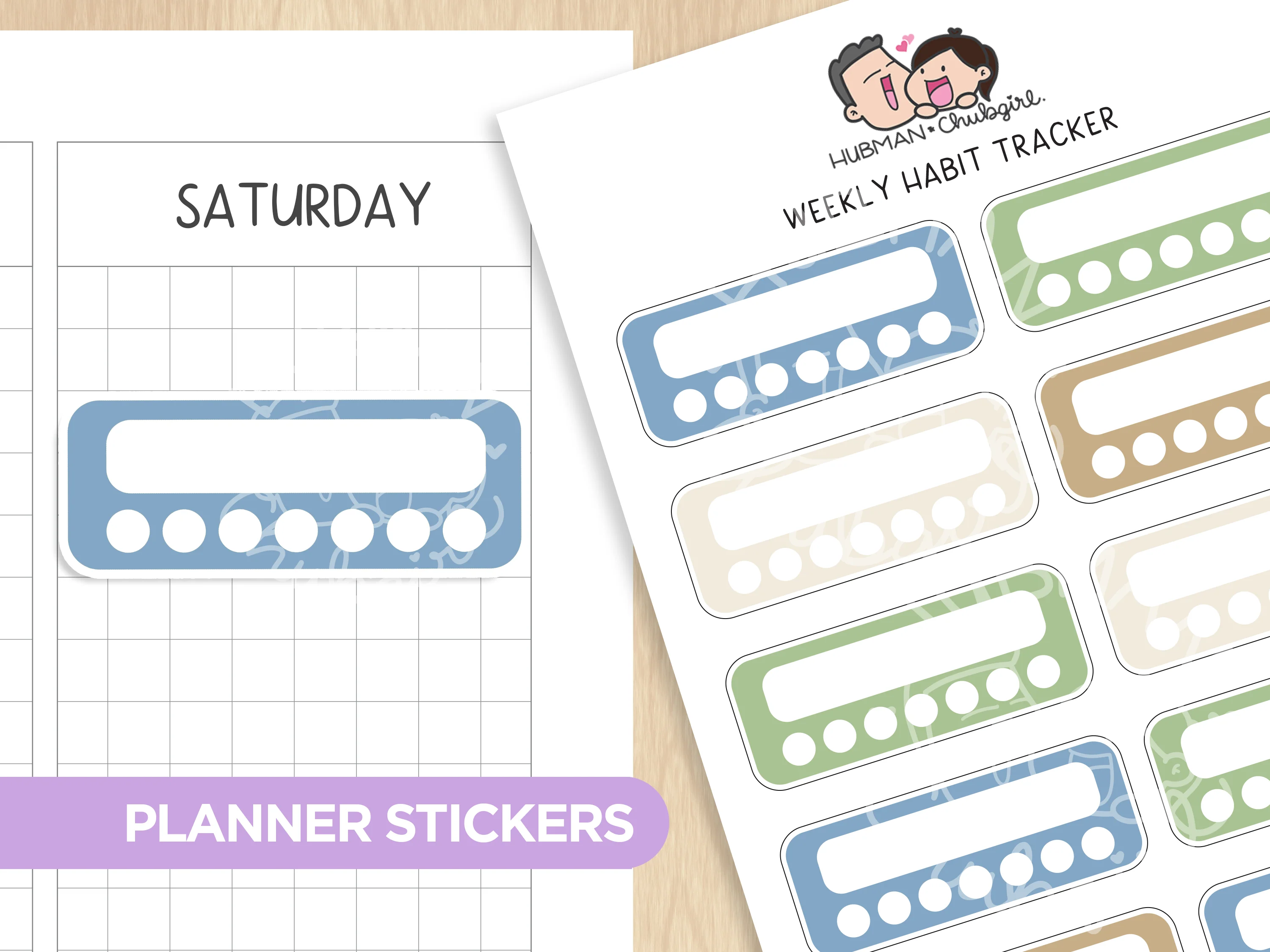 Cozy Bookworm Journaling Extras Sticker Set - Image 5