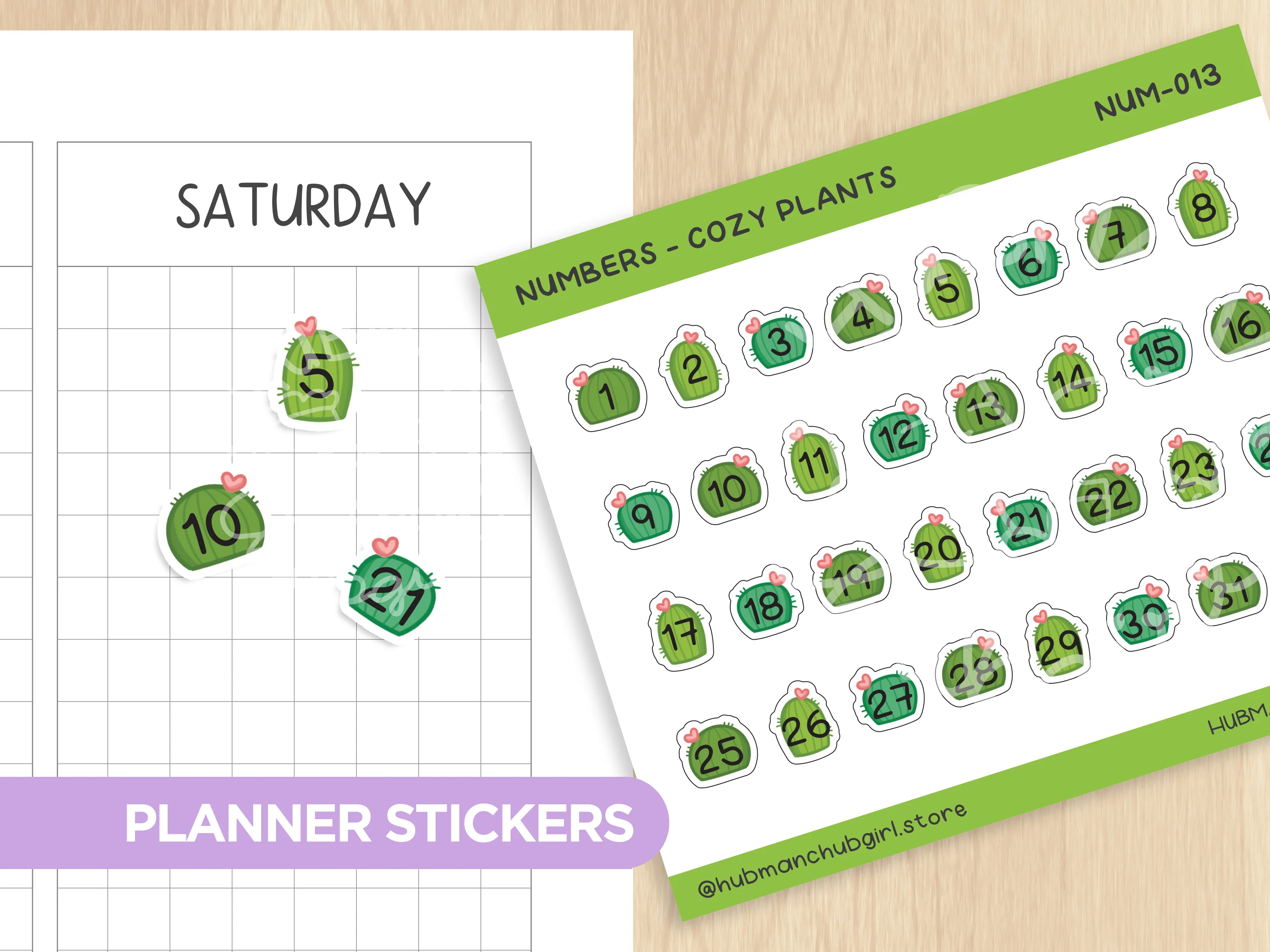 Cozy Plants Journaling Extras Sticker Set - Image 6