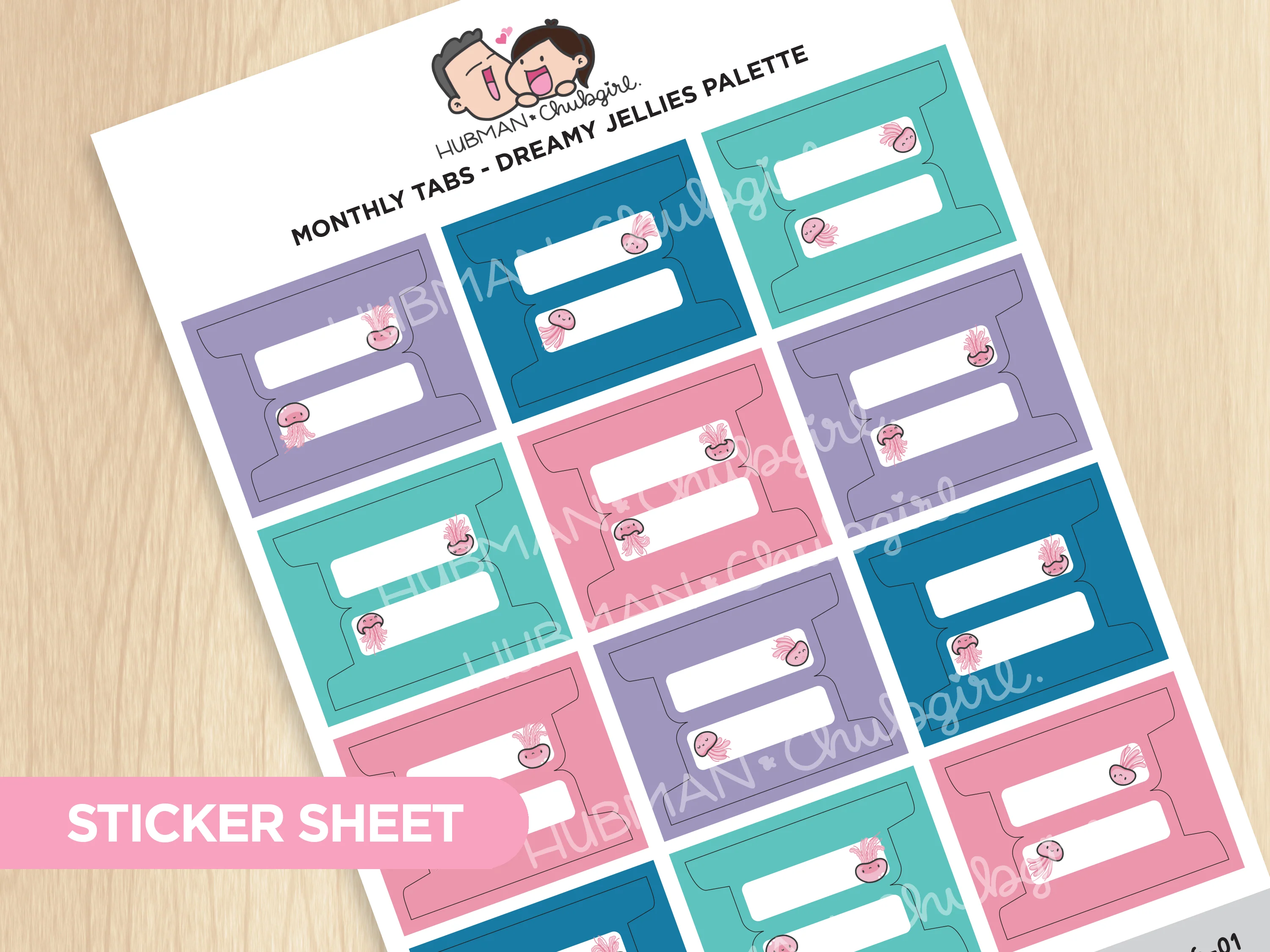 Dreamy Jellies Journaling Extras Sticker Set - Image 2
