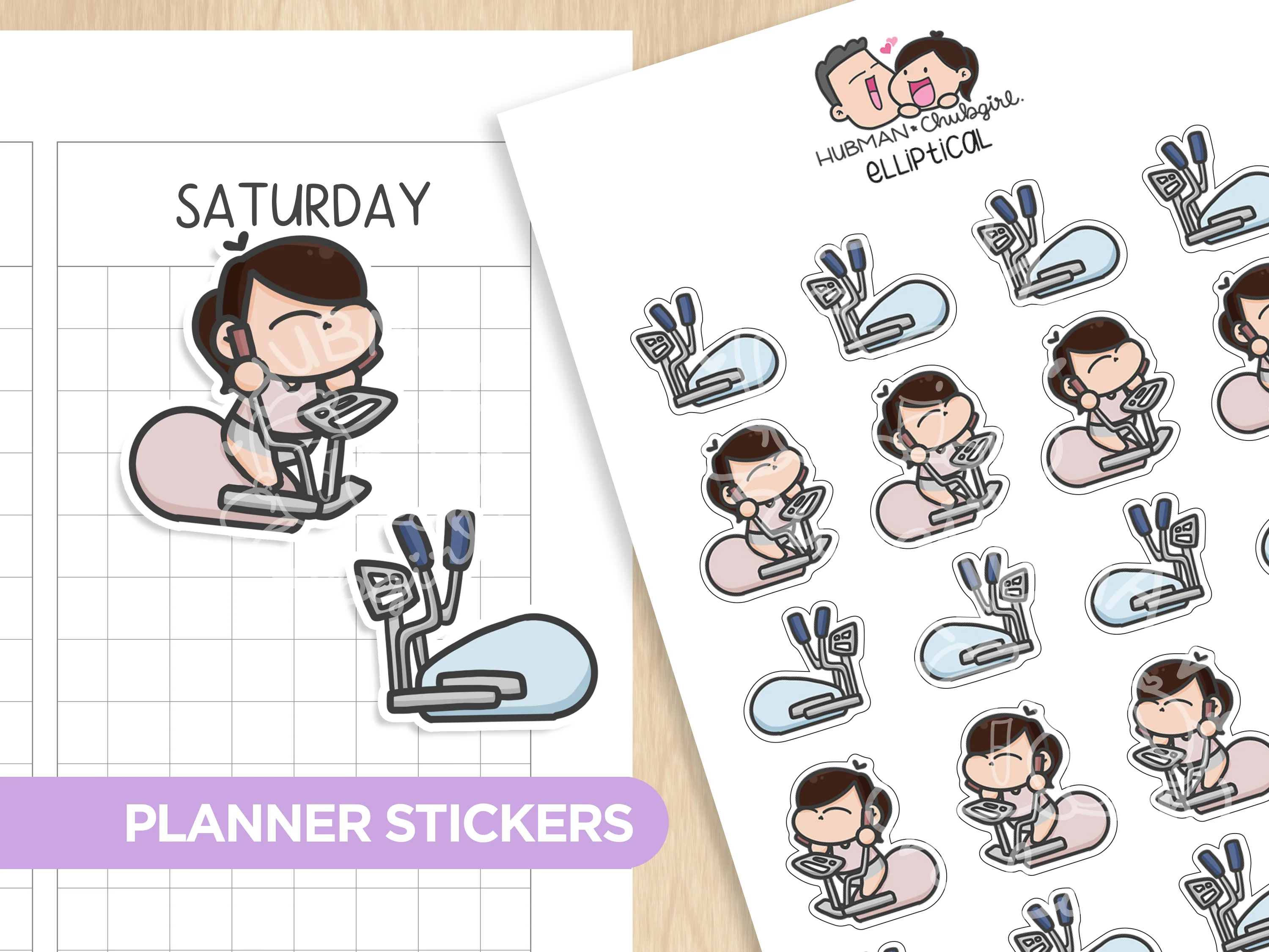 Gym & Workout Sticker Set - Image 7