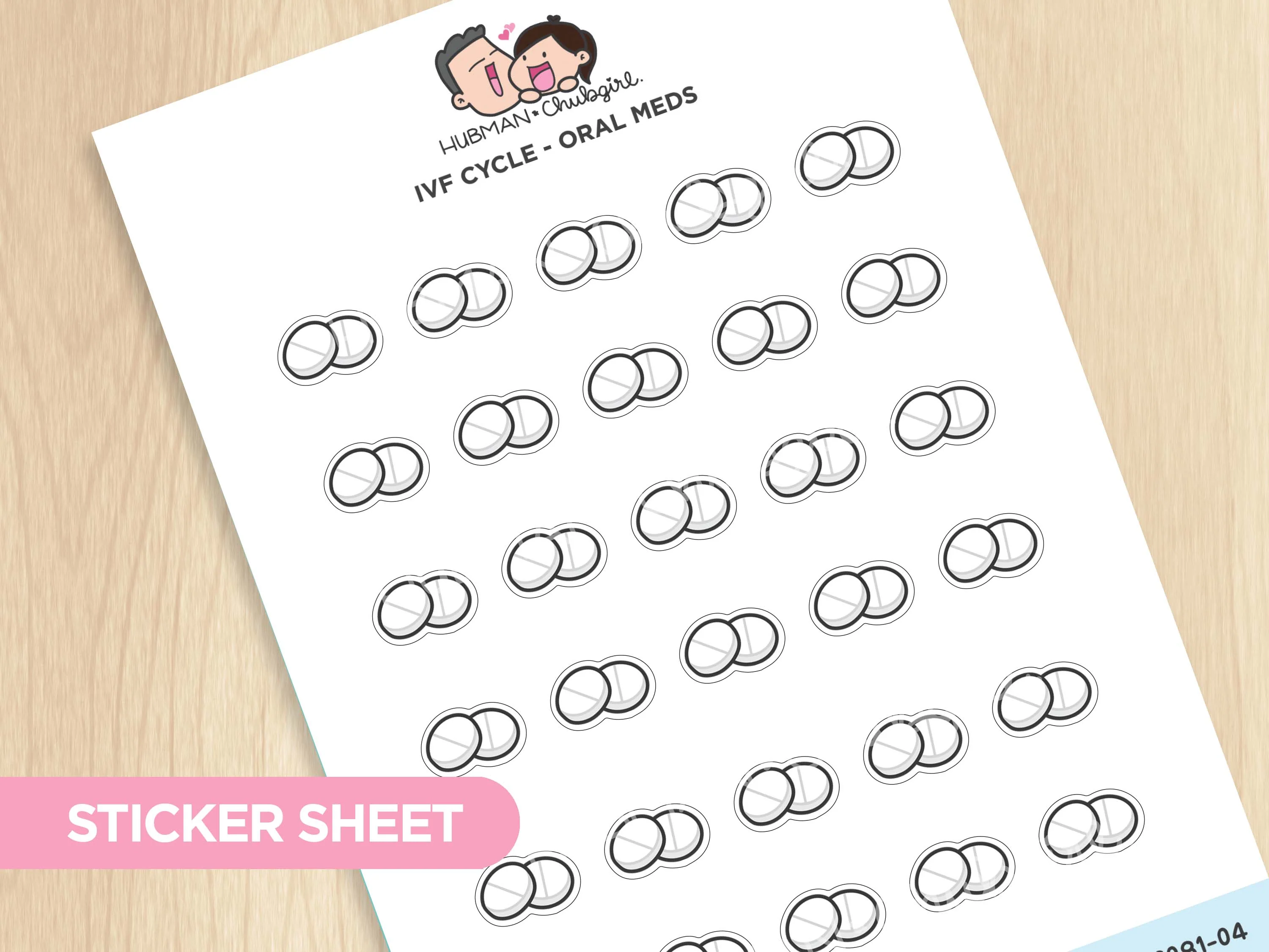 IVF Cycle Sticker Sheets - Image 5