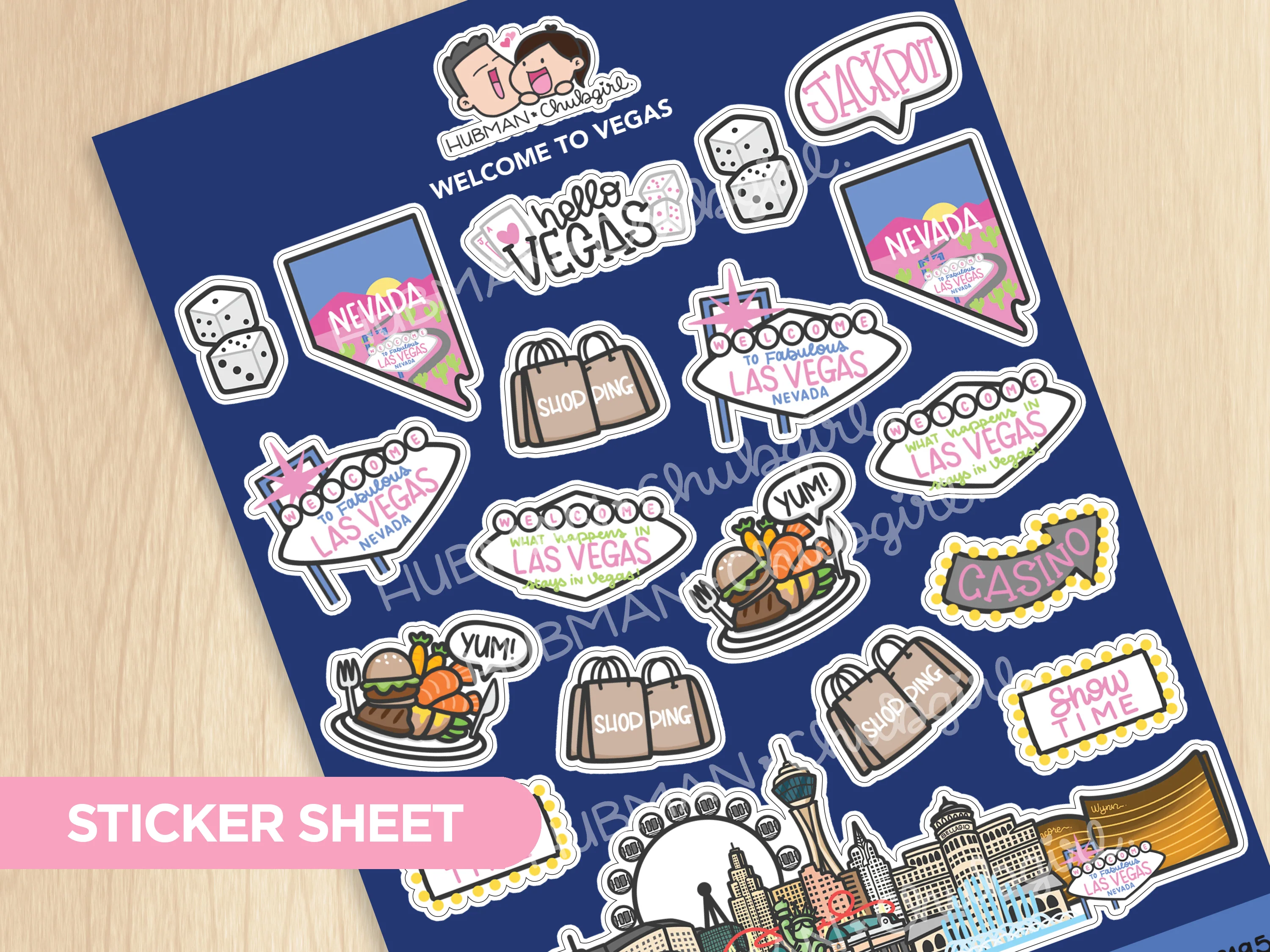 Las Vegas Sticker Set - Image 3