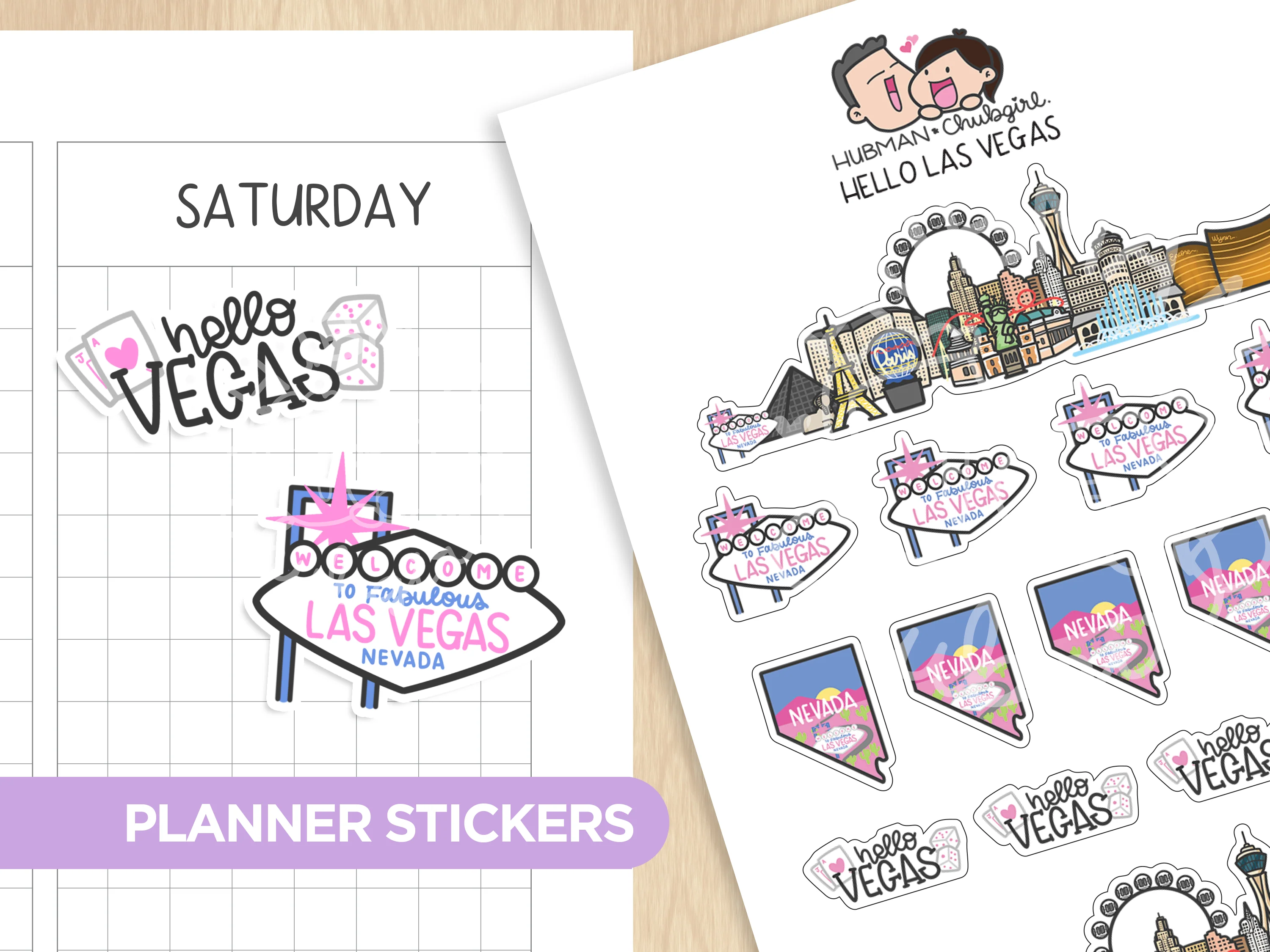 Las Vegas Sticker Set - Image 5