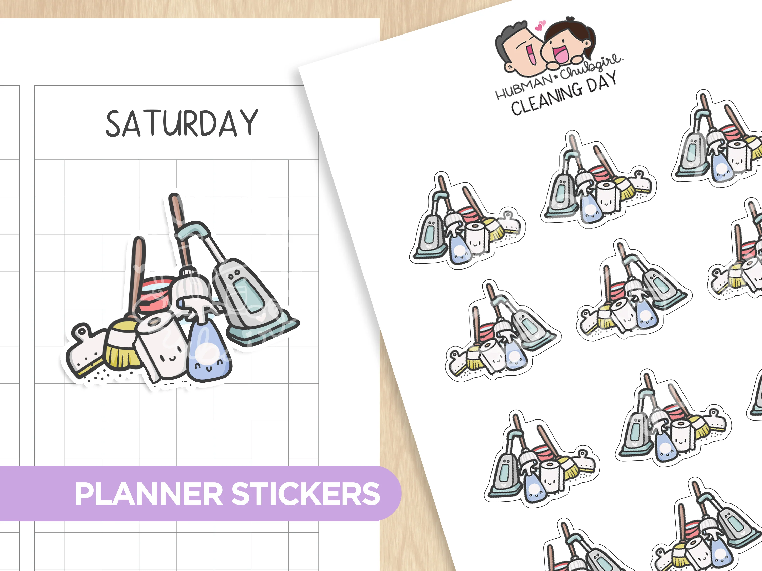 Chores Planner Sticker Set - Image 3