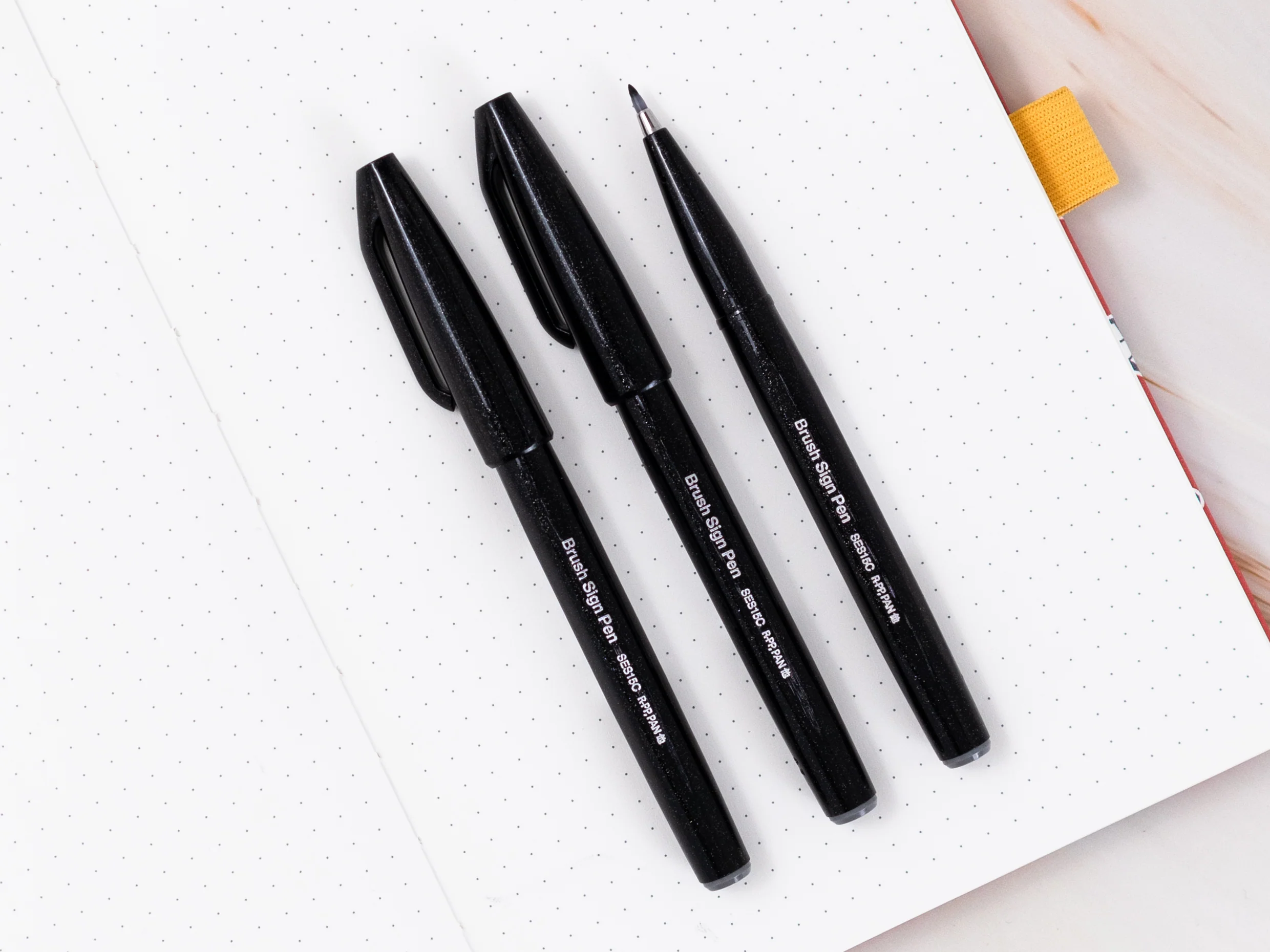 Pentel Brush Sign Pens (Set of 3) - Image 4