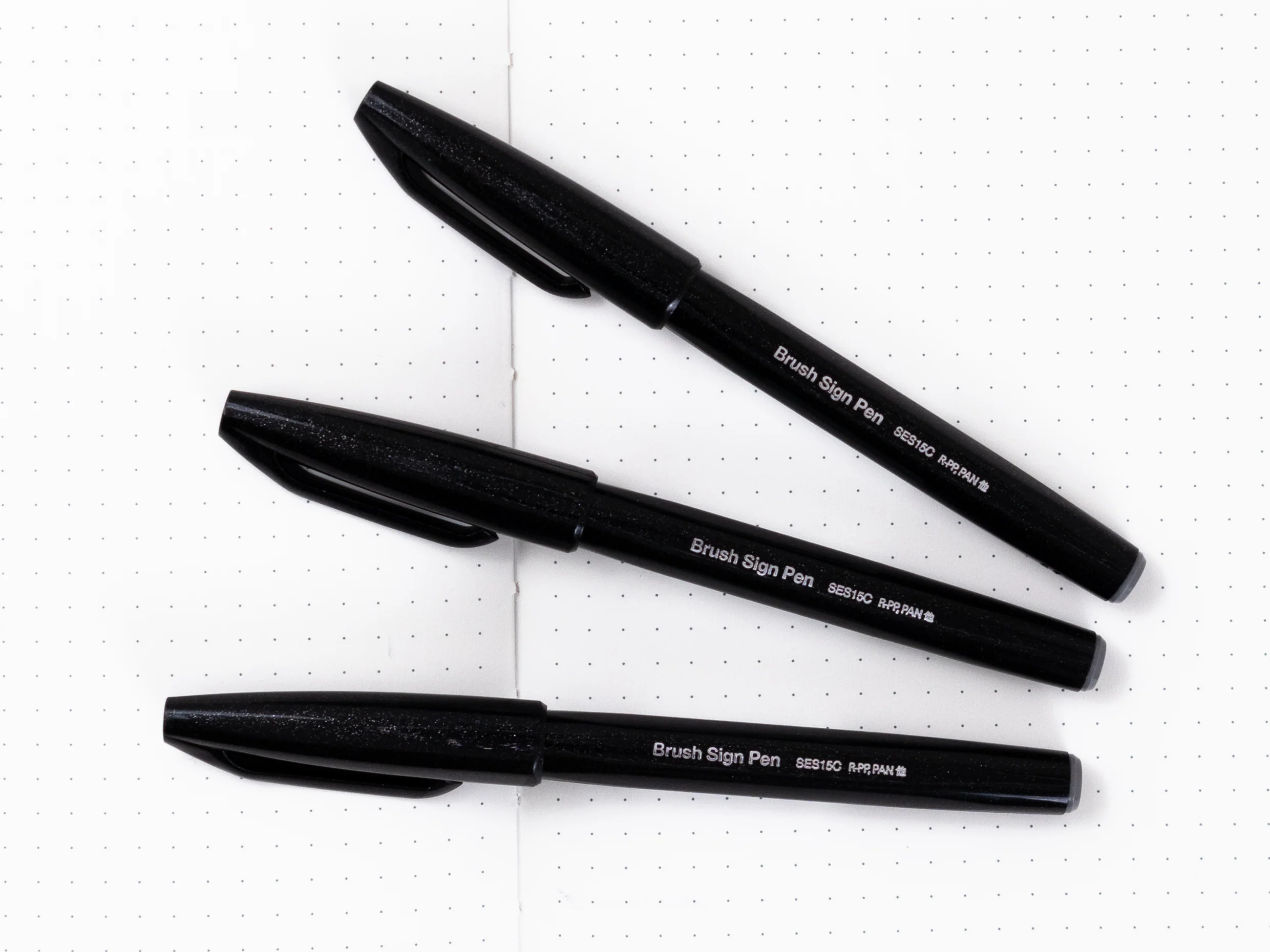 Pentel Brush Sign Pens (Set of 3) - Image 5