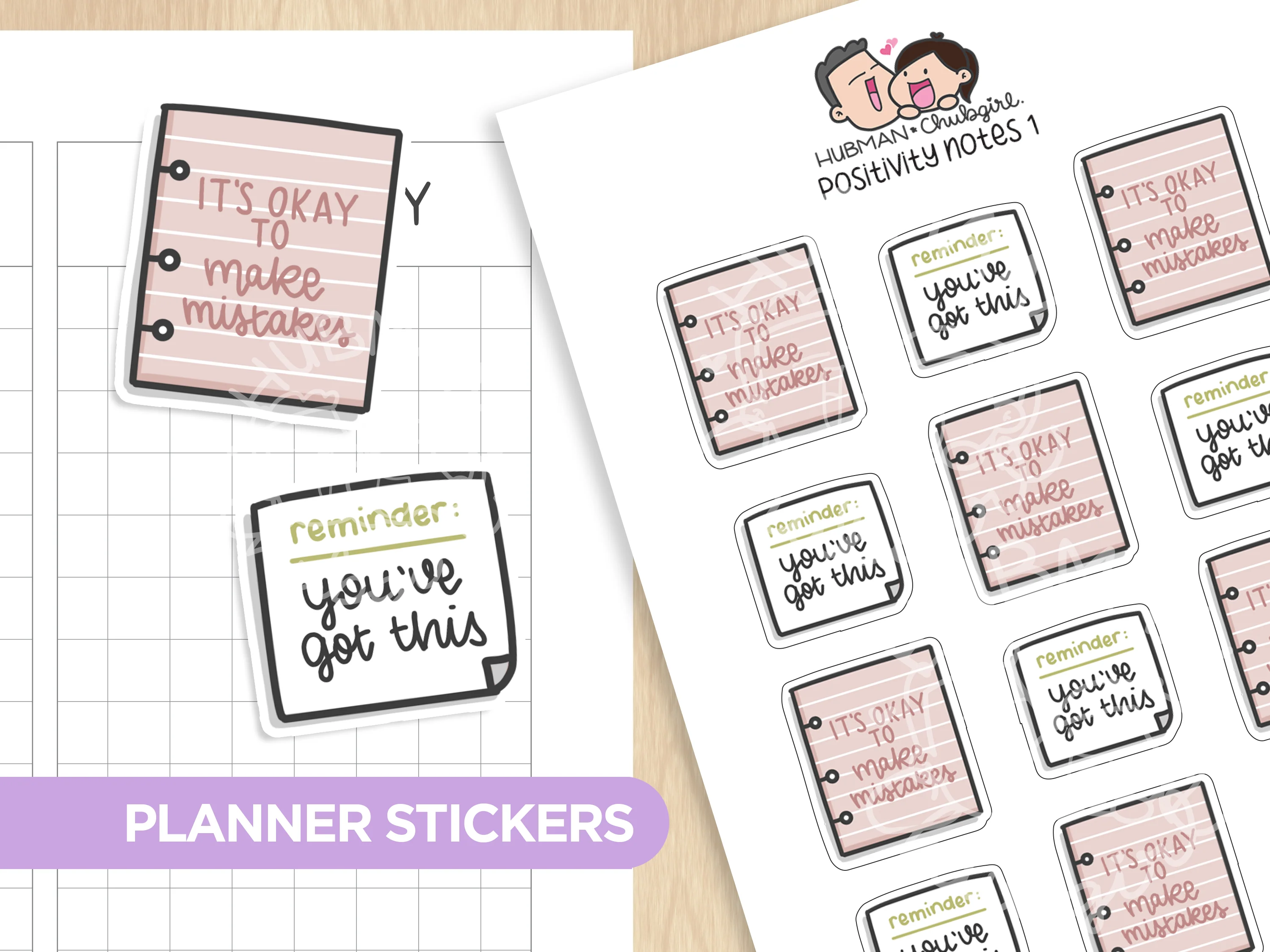 Positivity Notes Sticker Set - Image 11