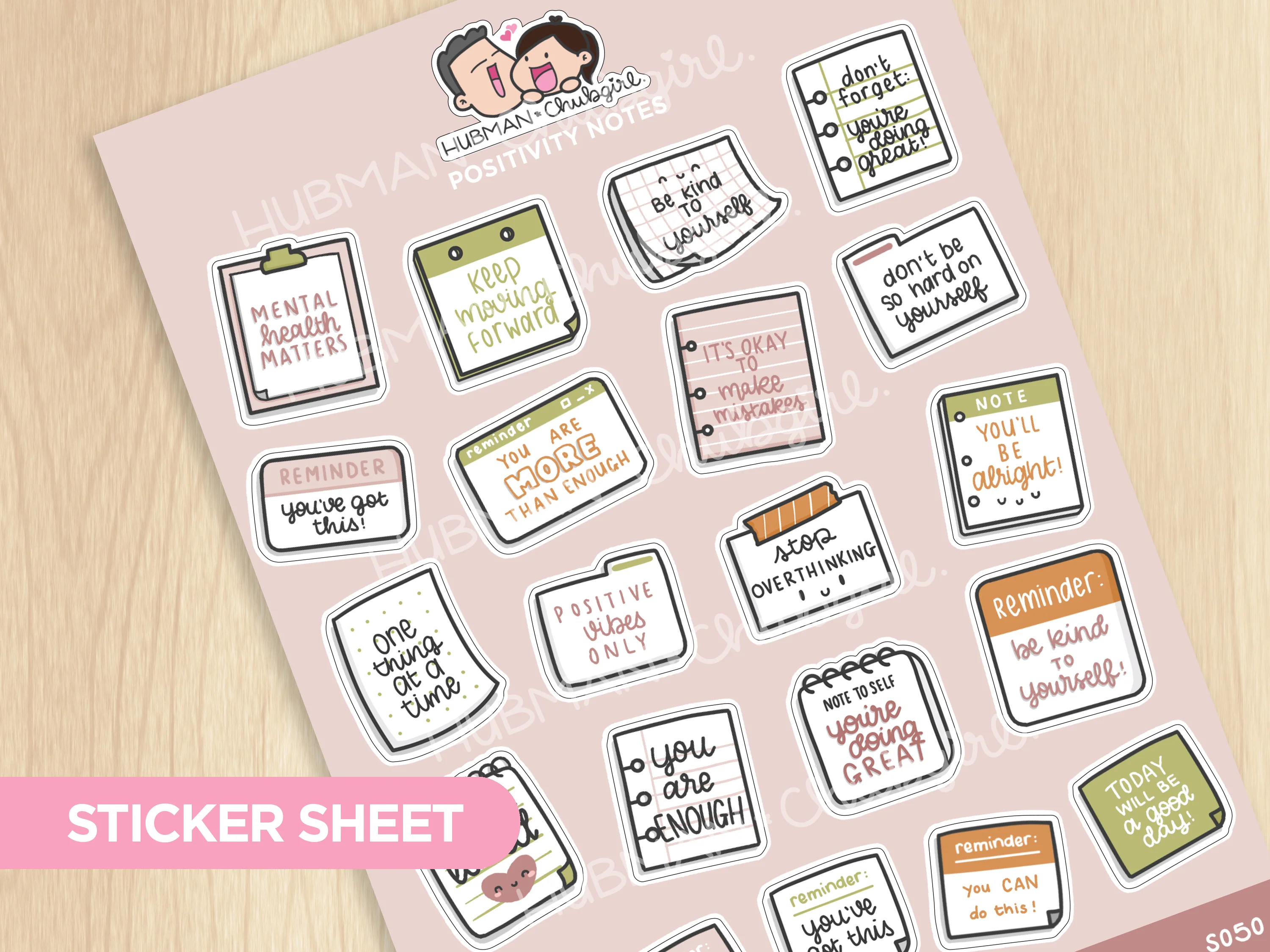 Positivity Notes Sticker Set - Image 12