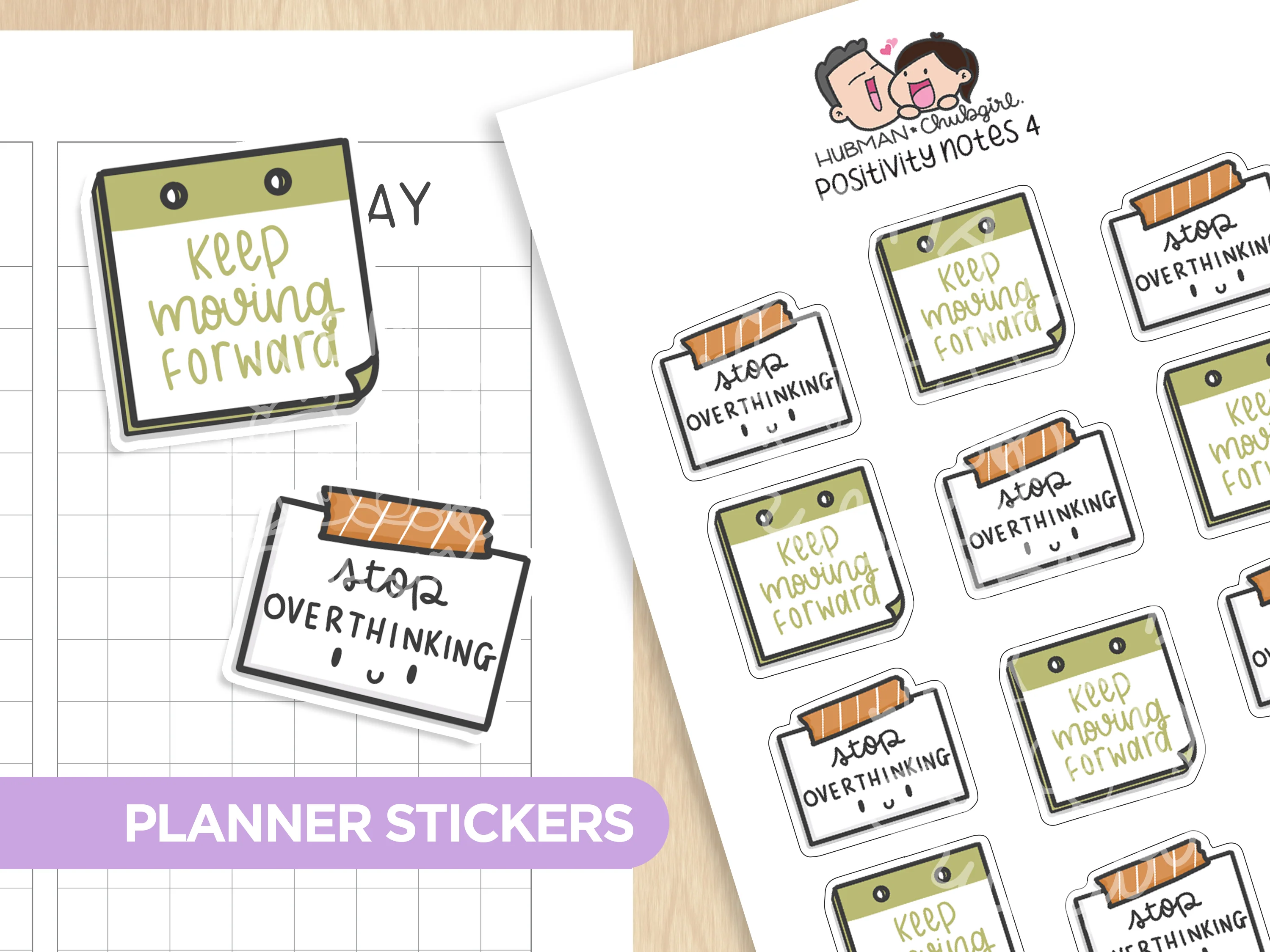 Positivity Notes Sticker Set - Image 8