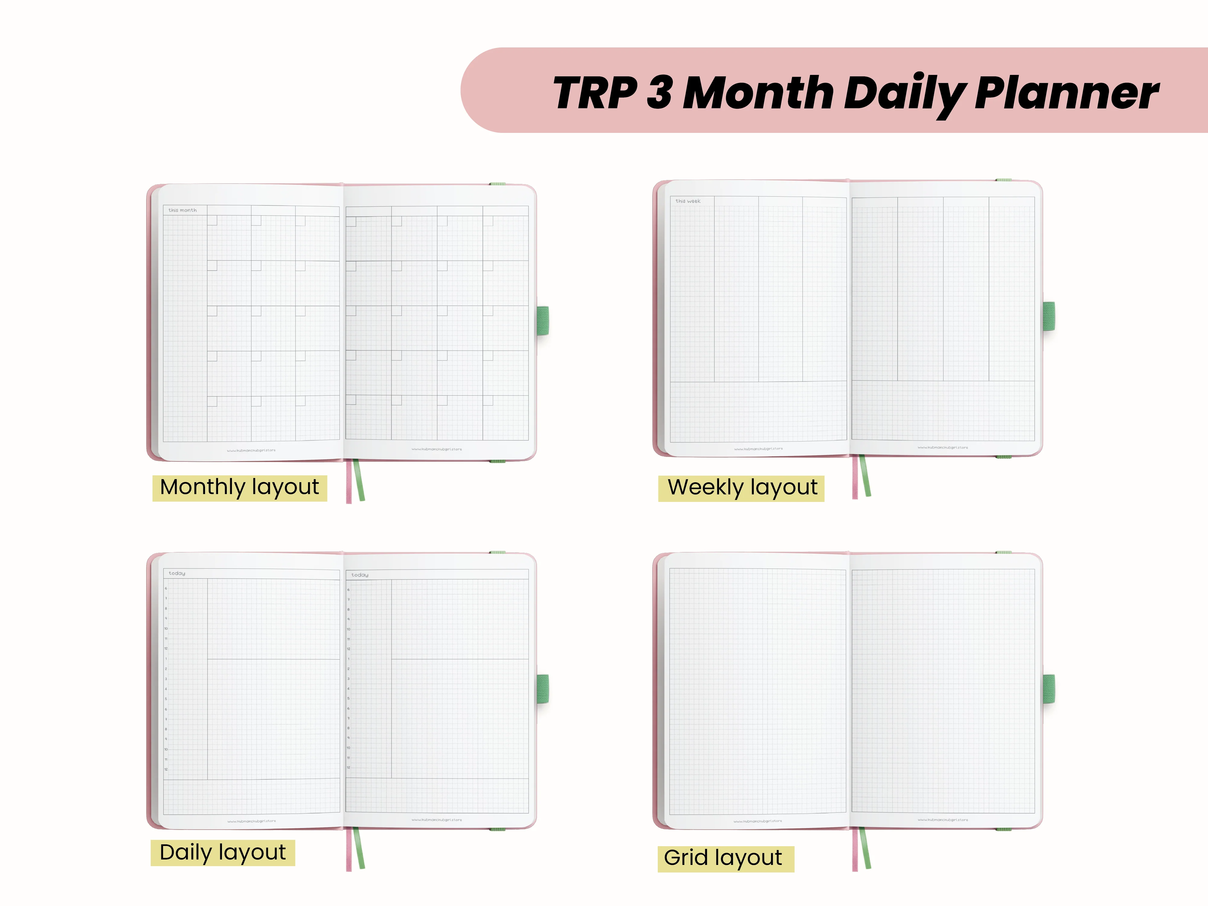 Cute Characters - Creative TRP 3-Month Daily Planner - Image 3