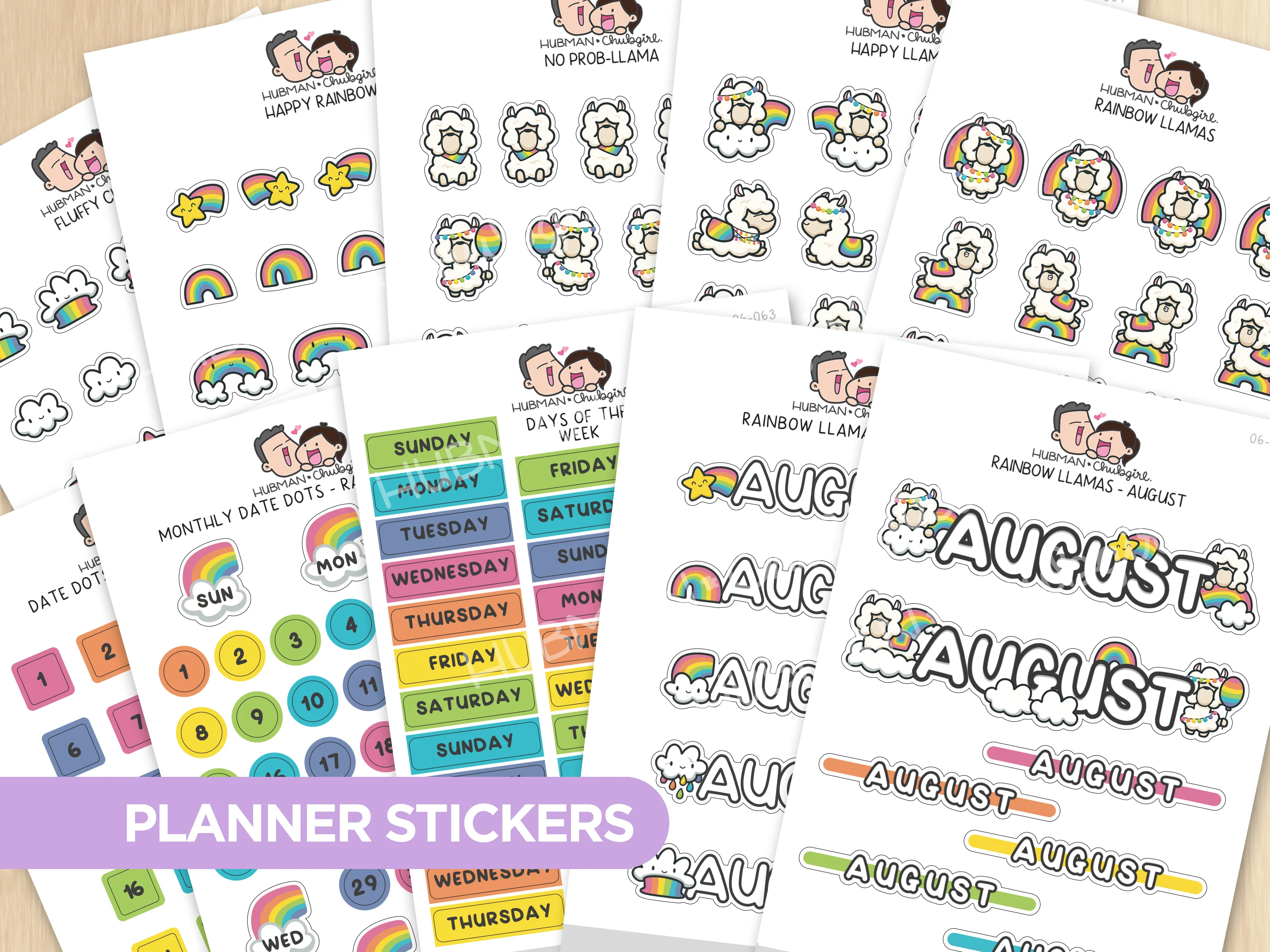 Rainbow Llamas Journal Pack - Image 8