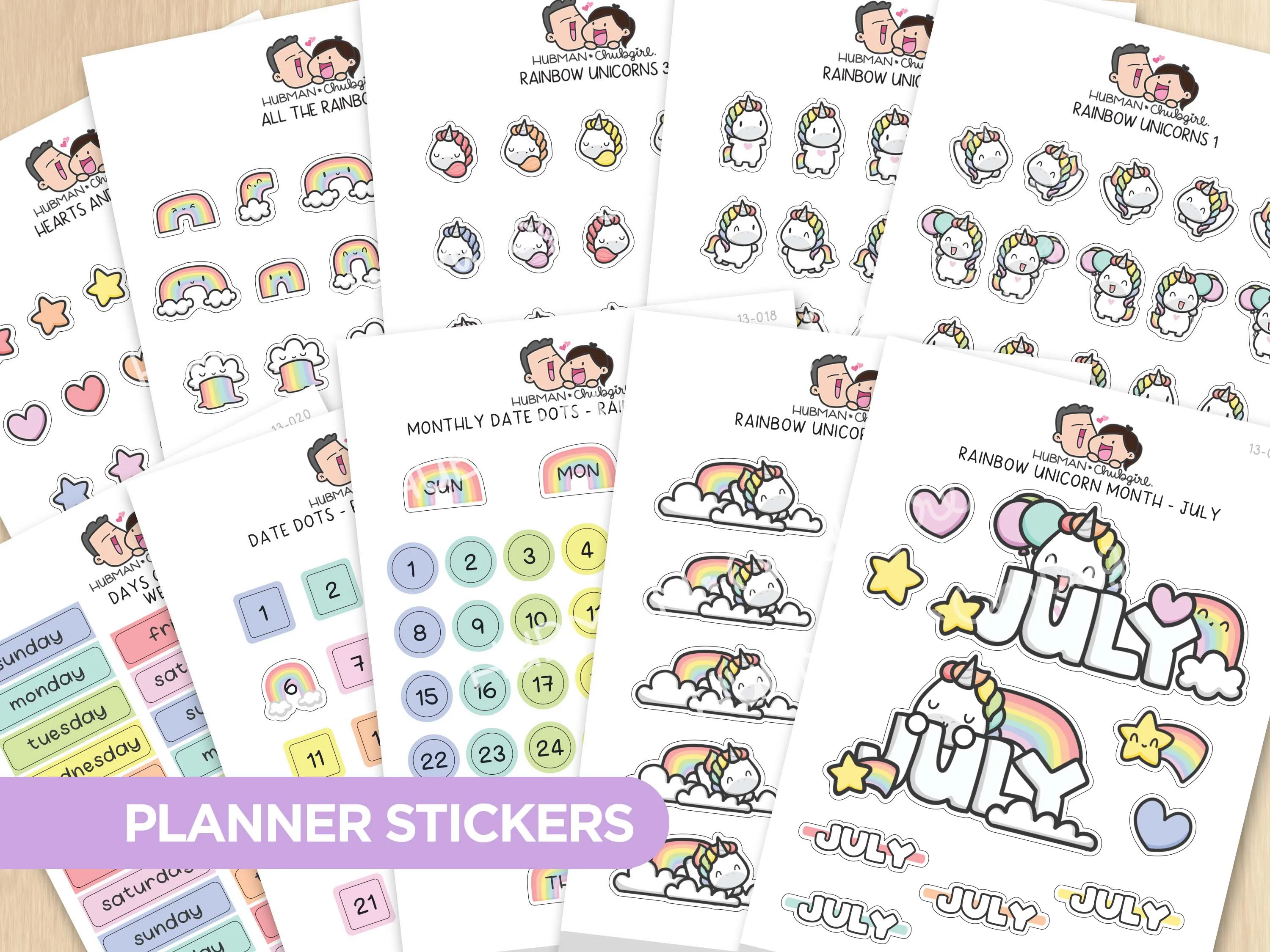 Rainbow Unicorns Journal Pack - Image 7