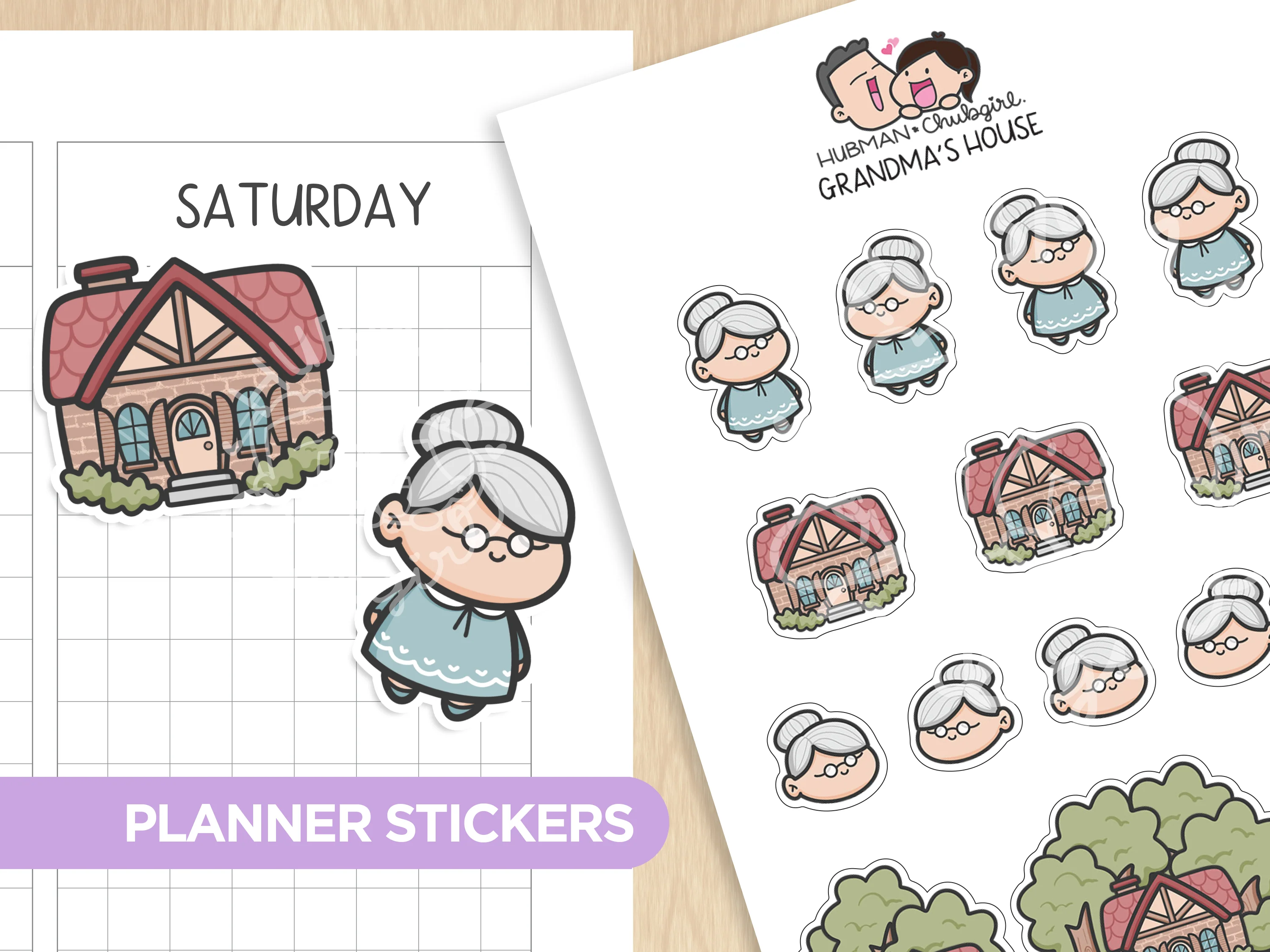 Red Riding Hood Sticker Set - Image 8