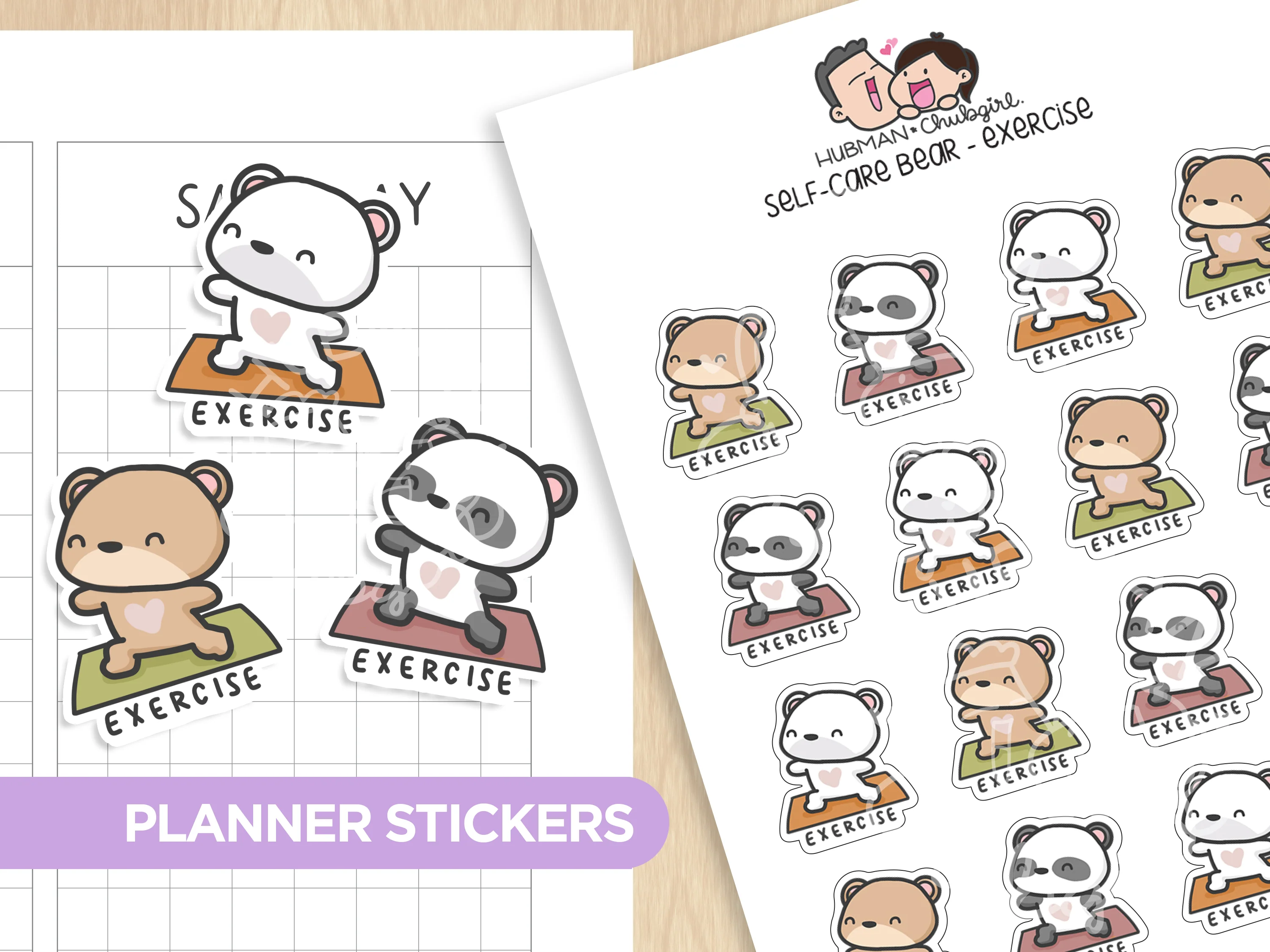 Self-Care Bears Sticker Set - Image 10