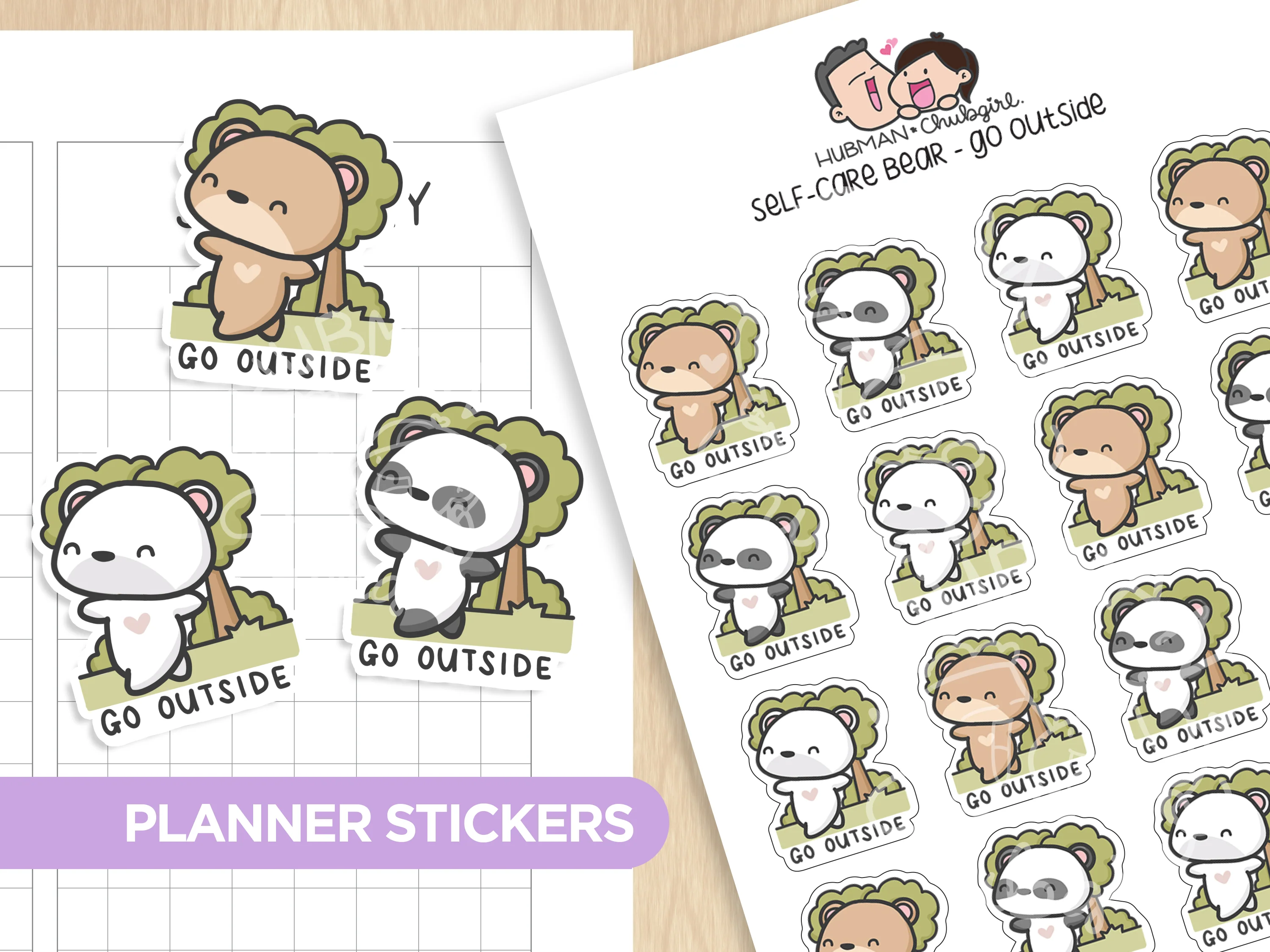Self-Care Bears Sticker Set - Image 15