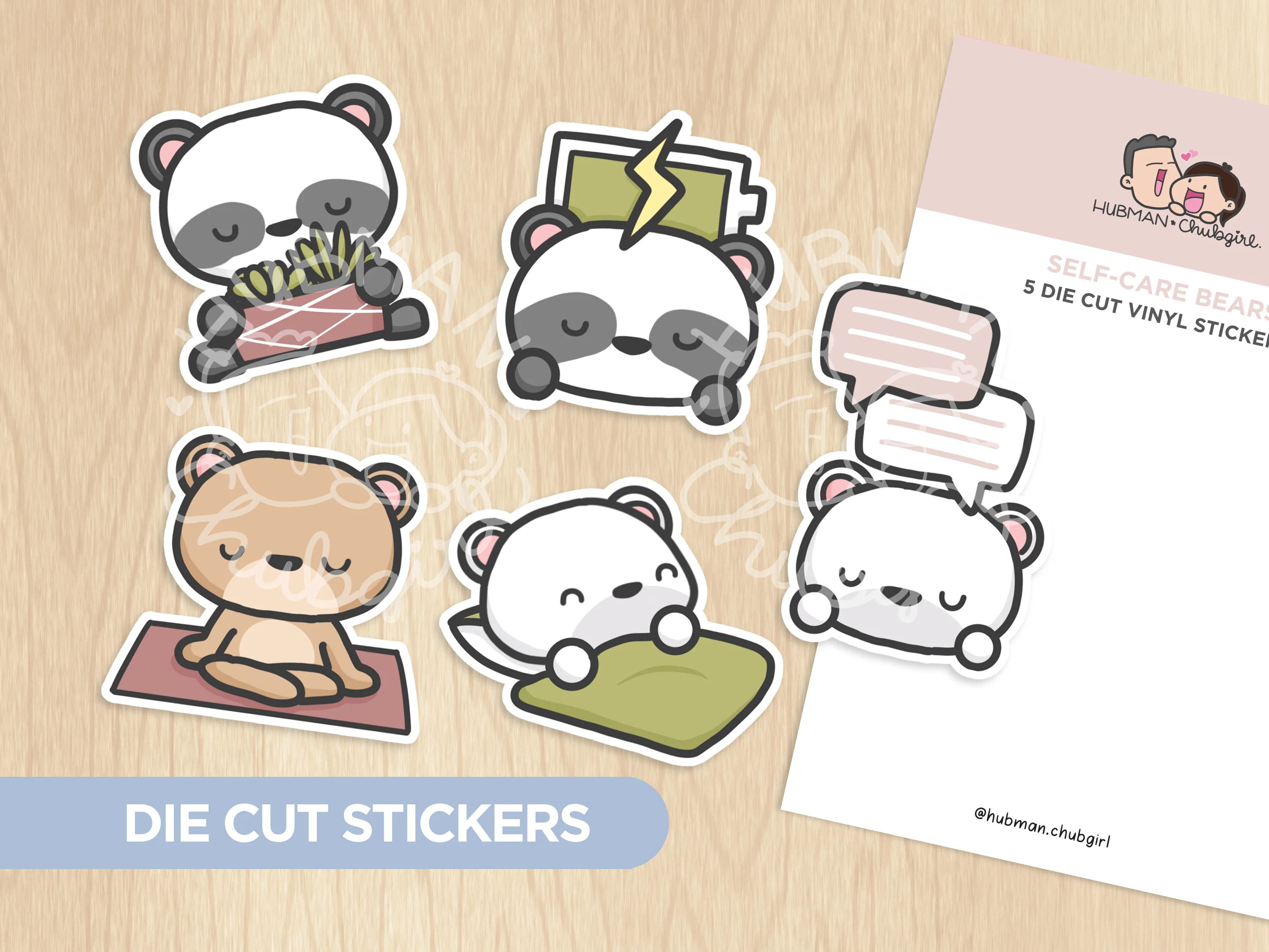 Self-Care Bears Sticker Set - Image 19