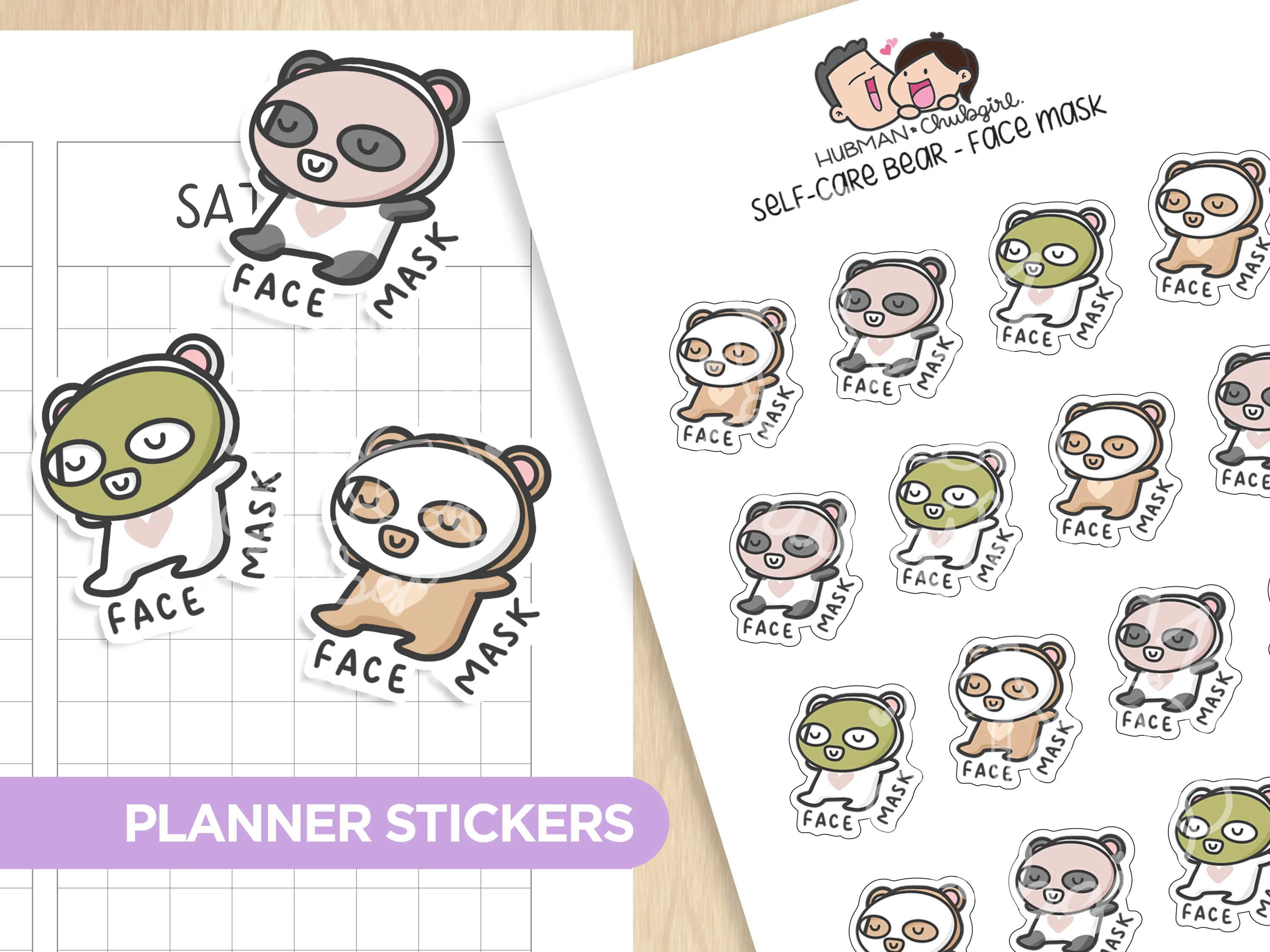 Self-Care Bears Sticker Set - Image 5