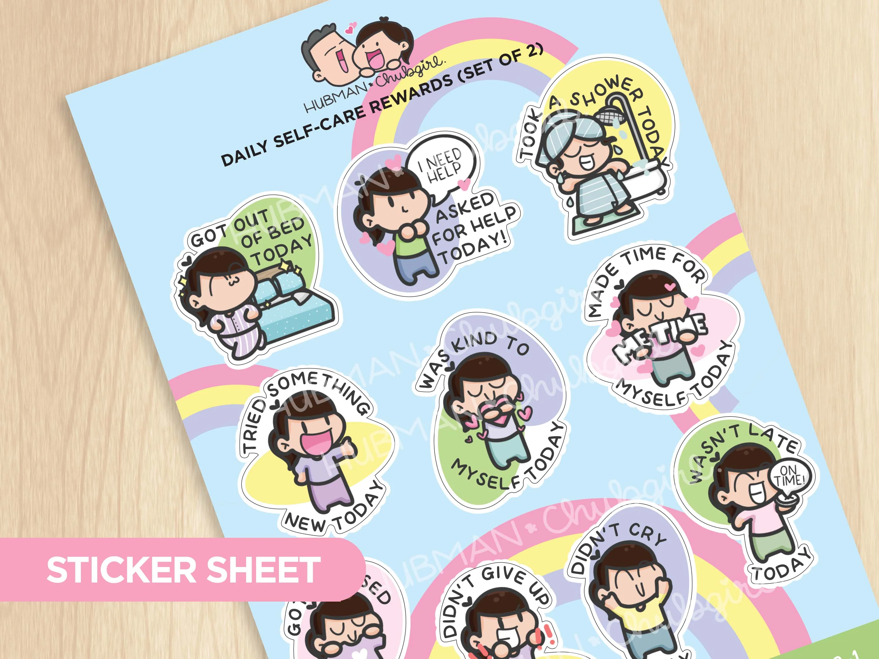 Self-Care Sticker Set - Image 3
