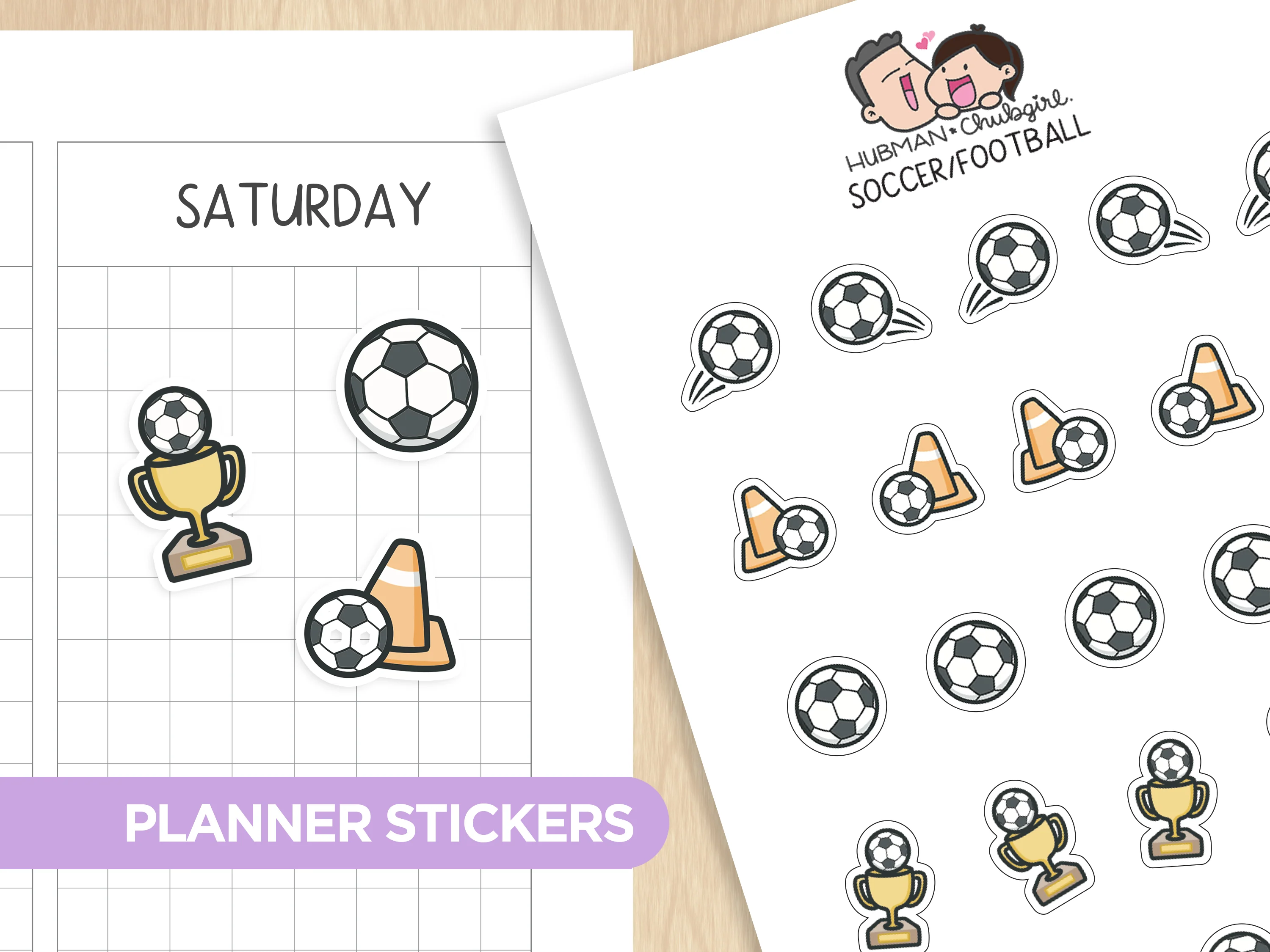 Soccer Bears Sticker Set - Image 7