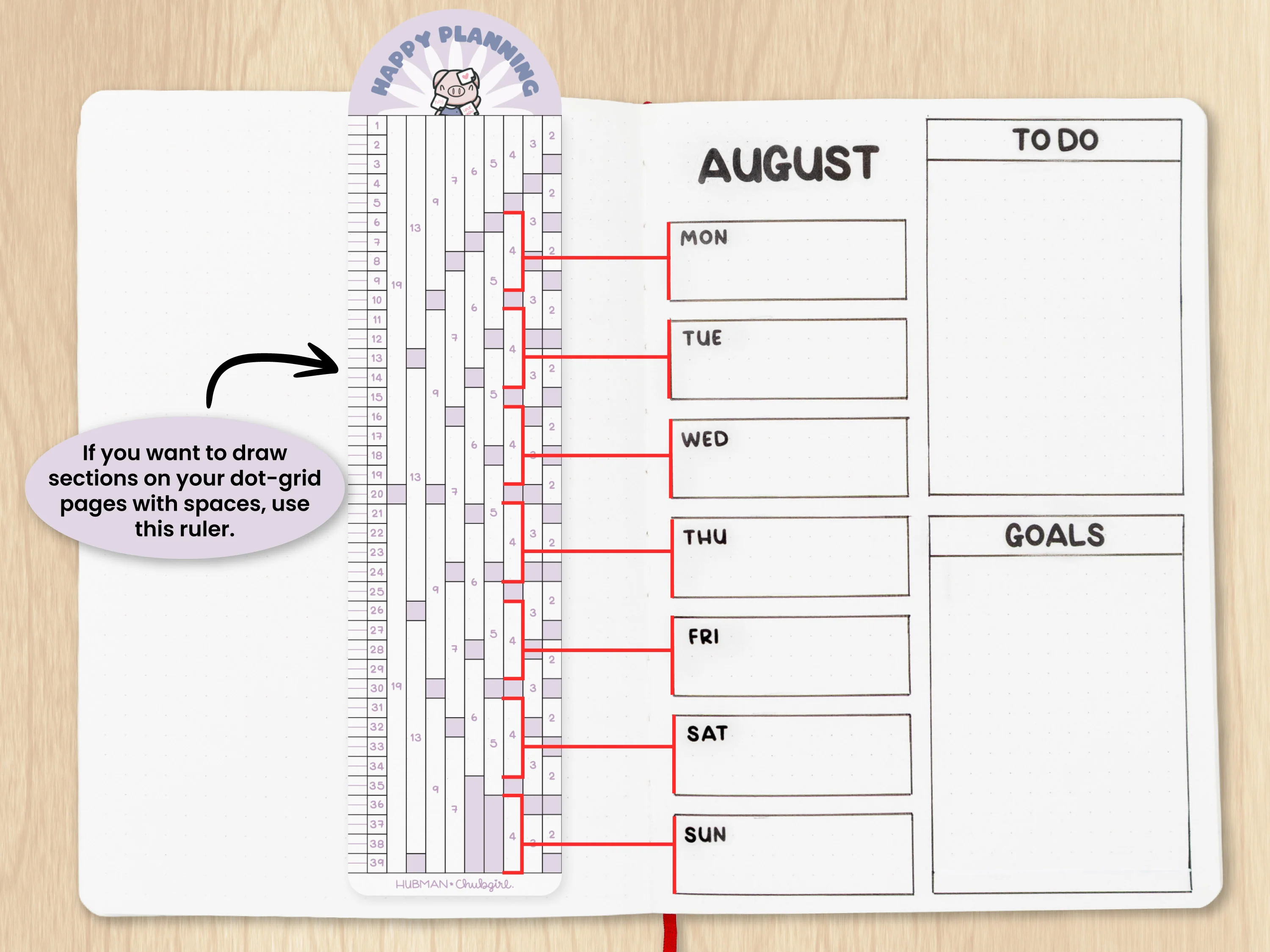 Stationery Buddies Dot-Grid Rulers (Set of 2) - Image 4