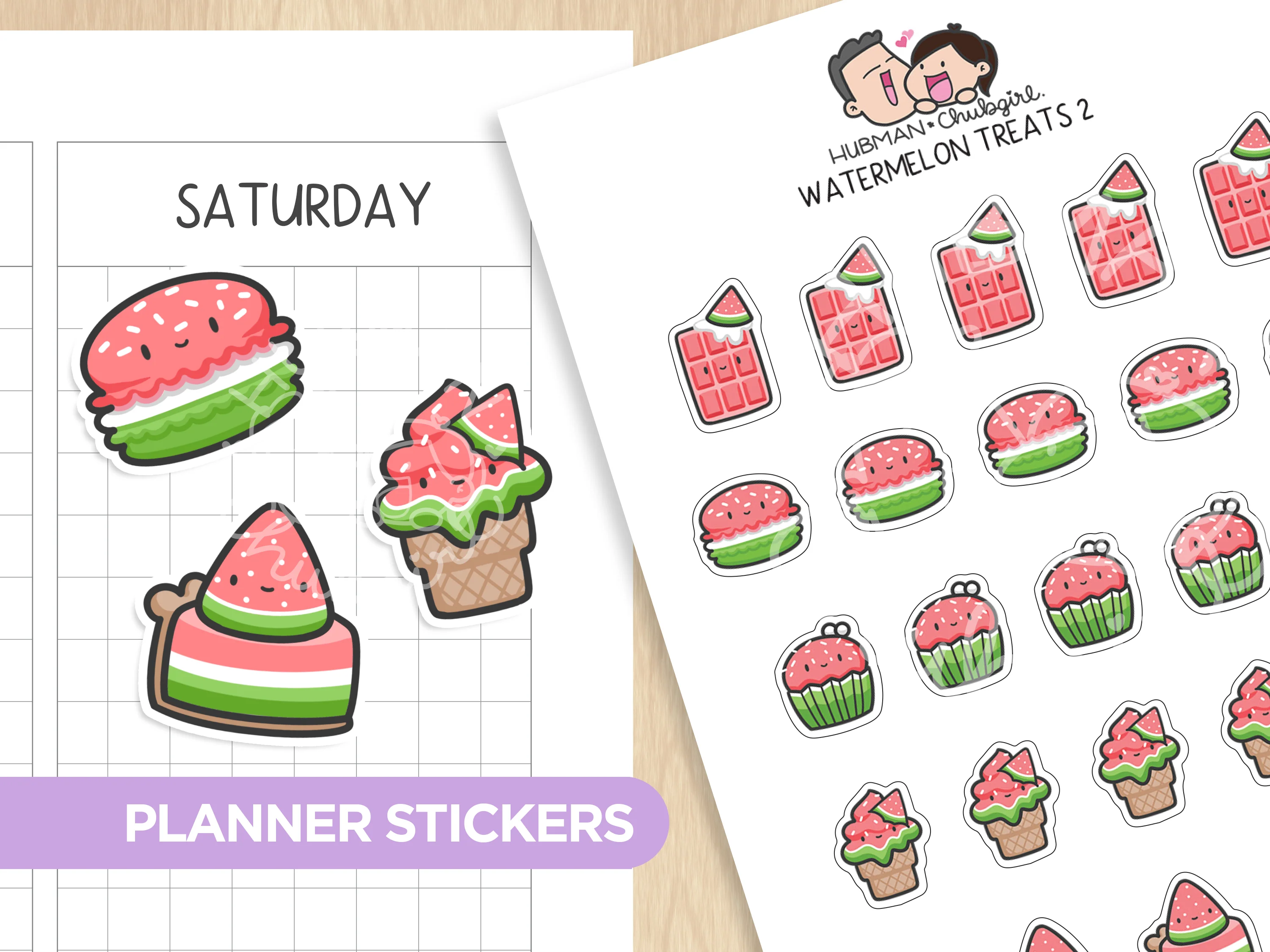 Summer Watermelon Sticker Set - Image 8