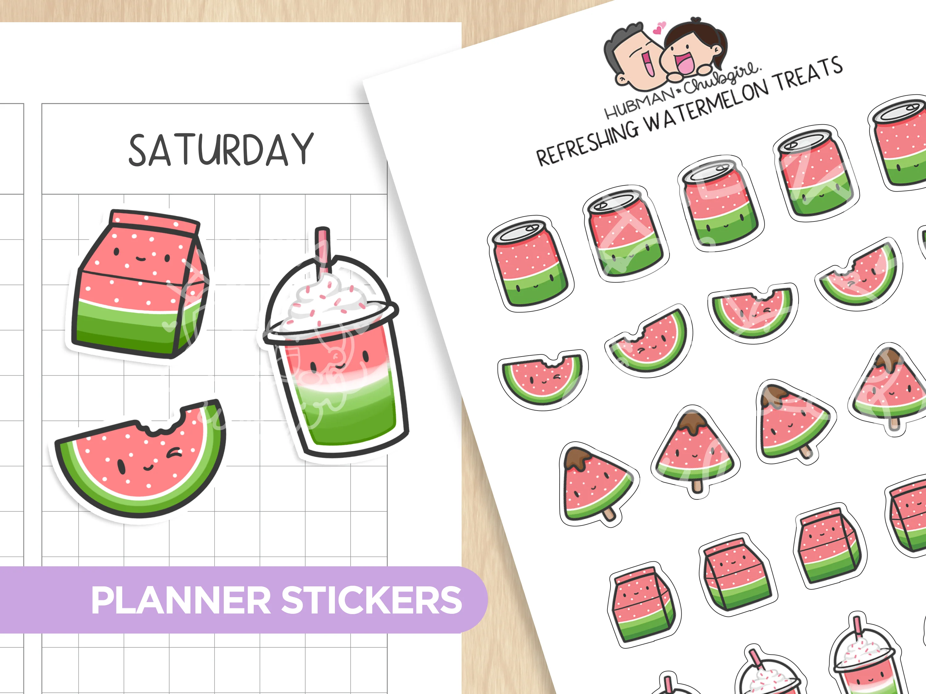 Summer Watermelon Sticker Set - Image 9