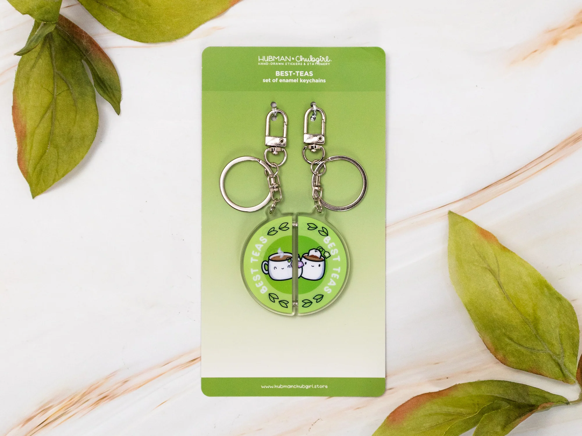 Tea Time Magnetic Keychains (Set of 2) - Image 4