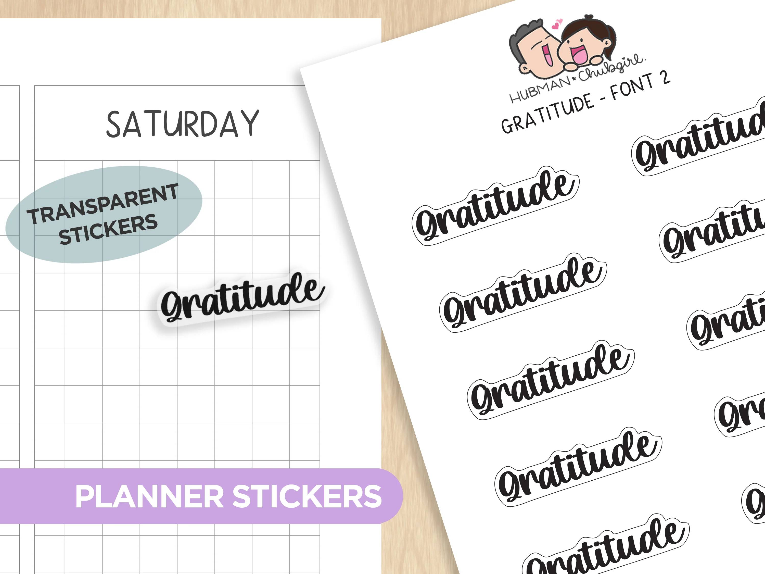 Text Planner Stickers Set (Font 2) - Image 10