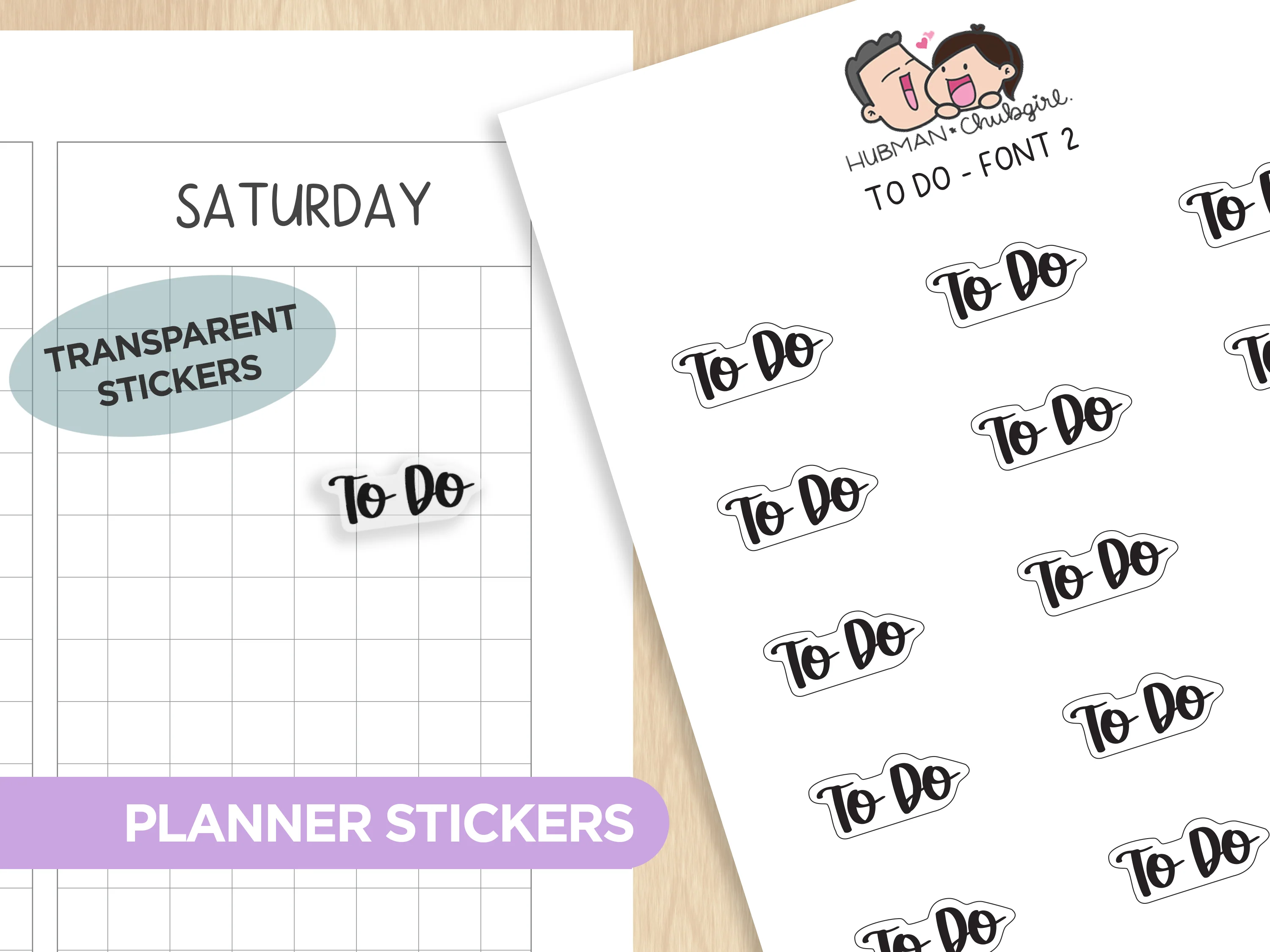 Text Planner Stickers Set (Font 2) - Image 13