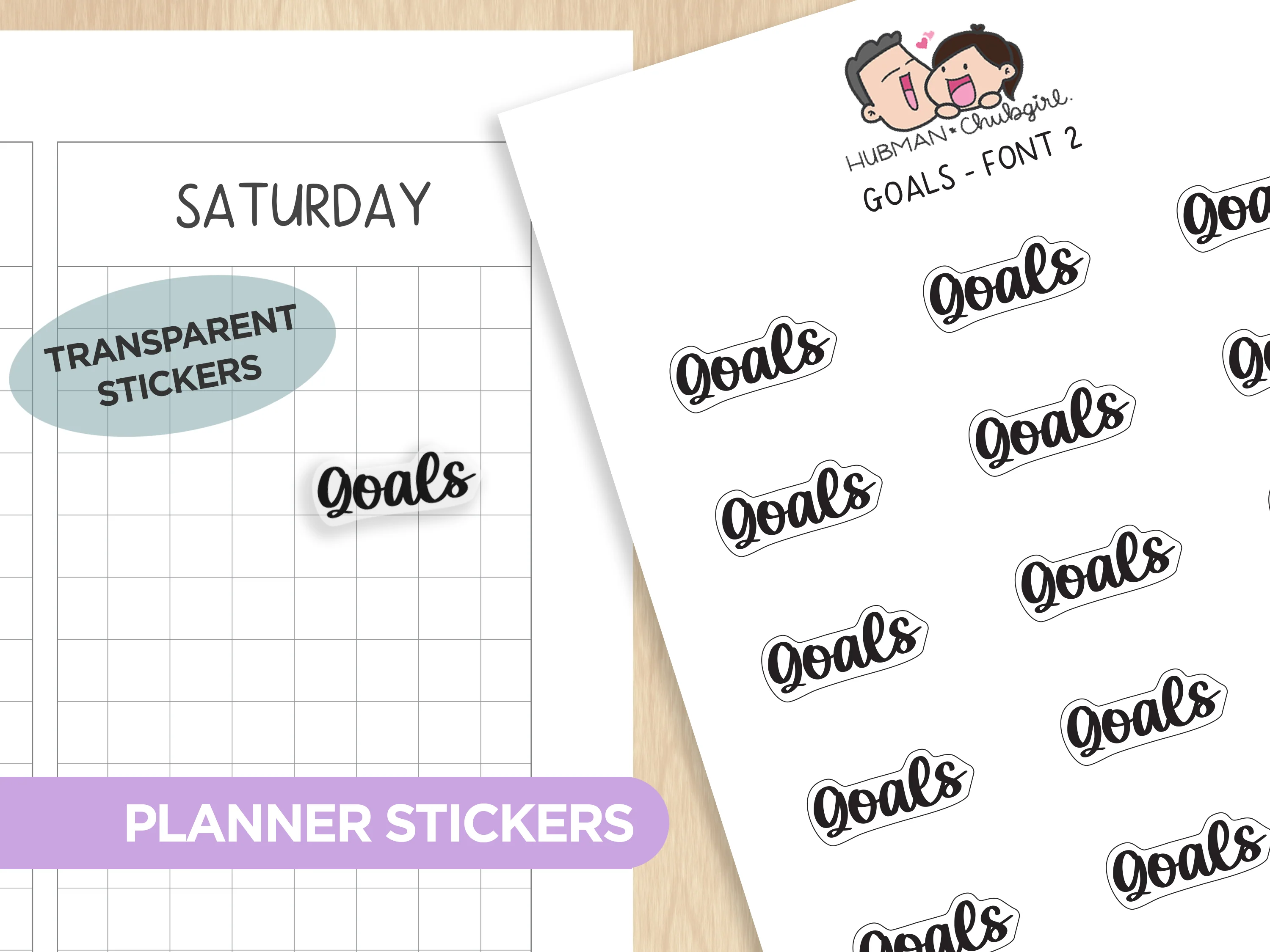 Text Planner Stickers Set (Font 2) - Image 15