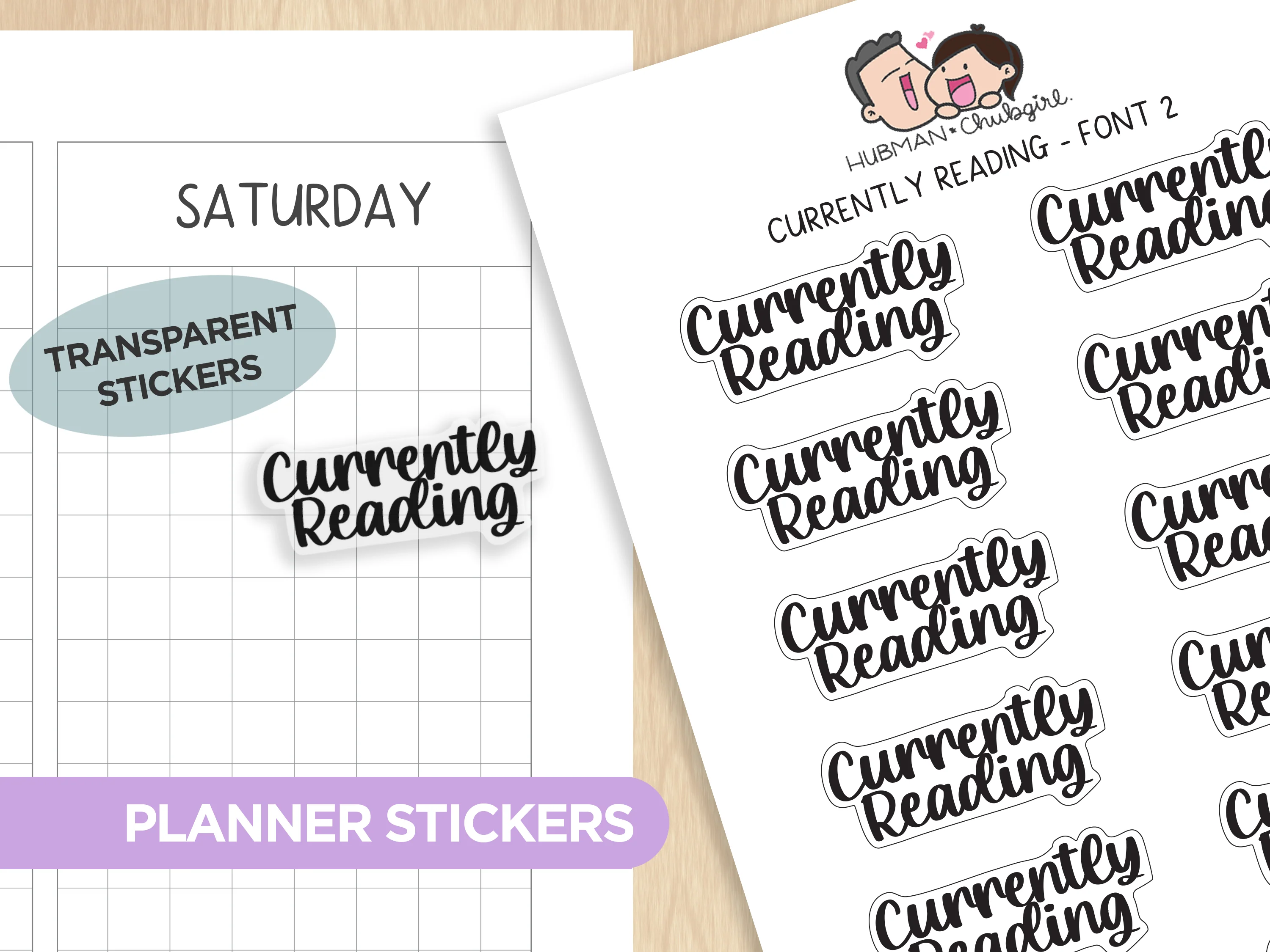 Text Planner Stickers Set (Font 2) - Image 6