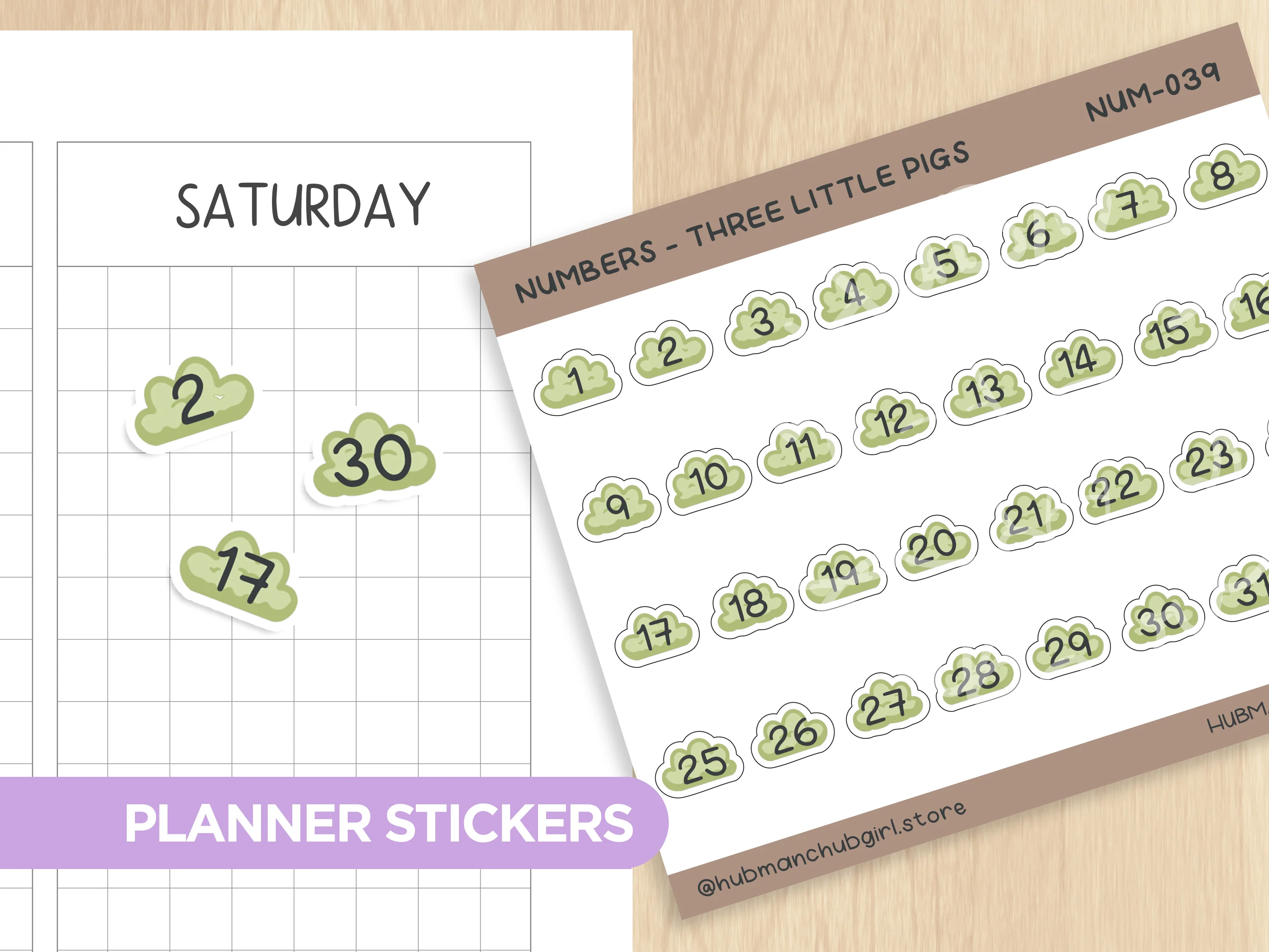 Three Little Pigs Journaling Extras Sticker Set - Image 7