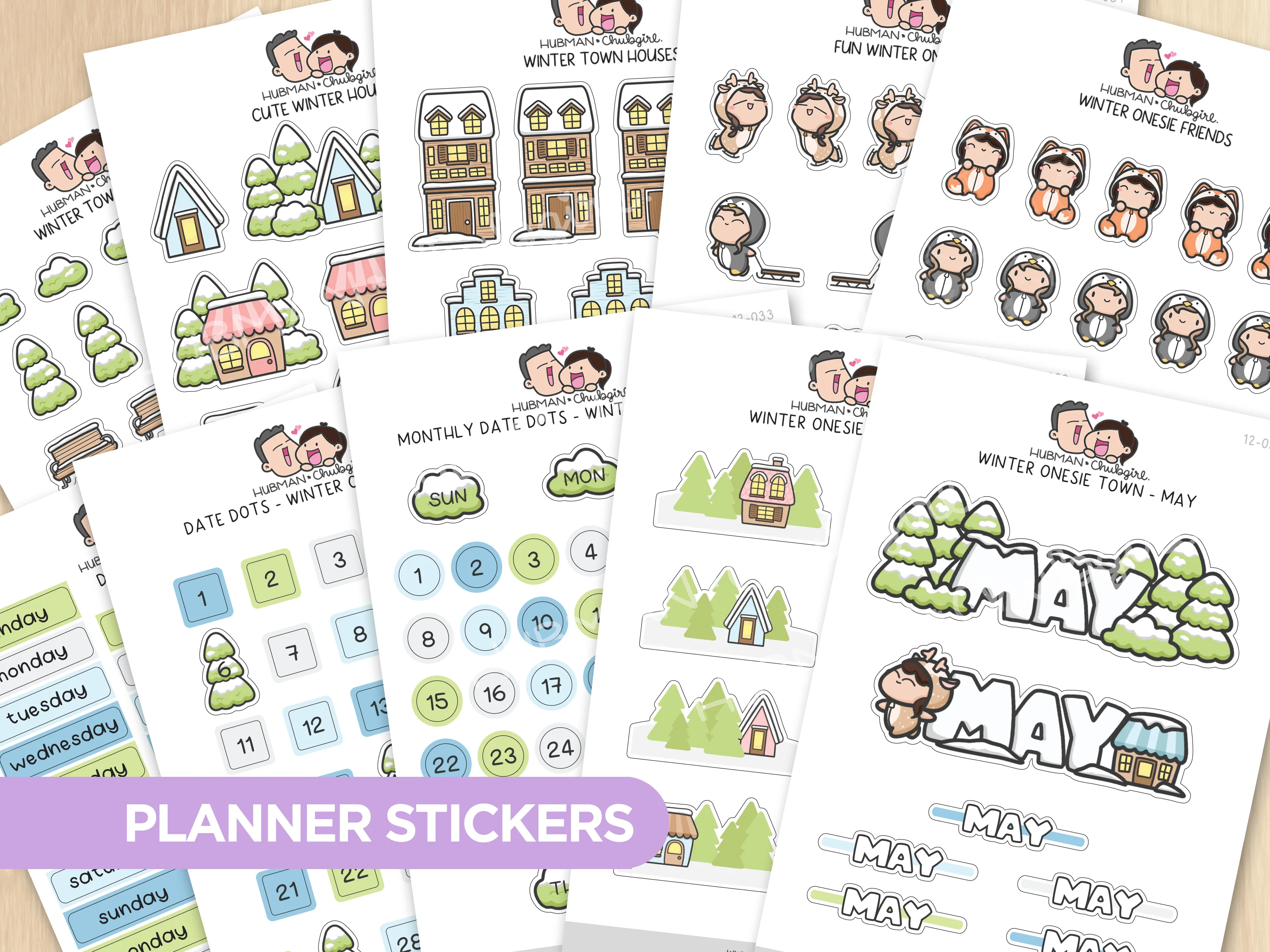 Winter Onesie Town Journal Pack - Image 5