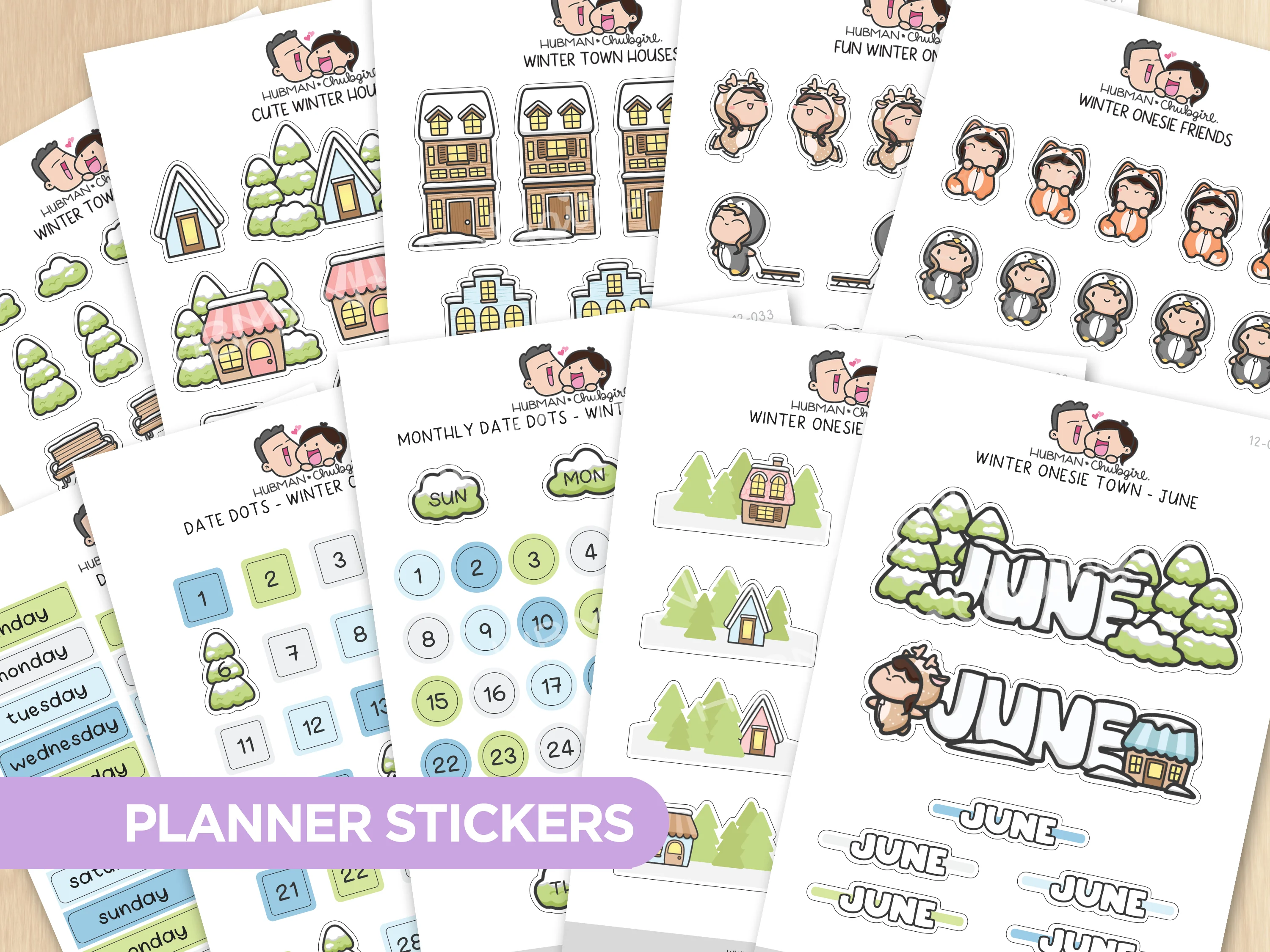 Winter Onesie Town Journal Pack - Image 6