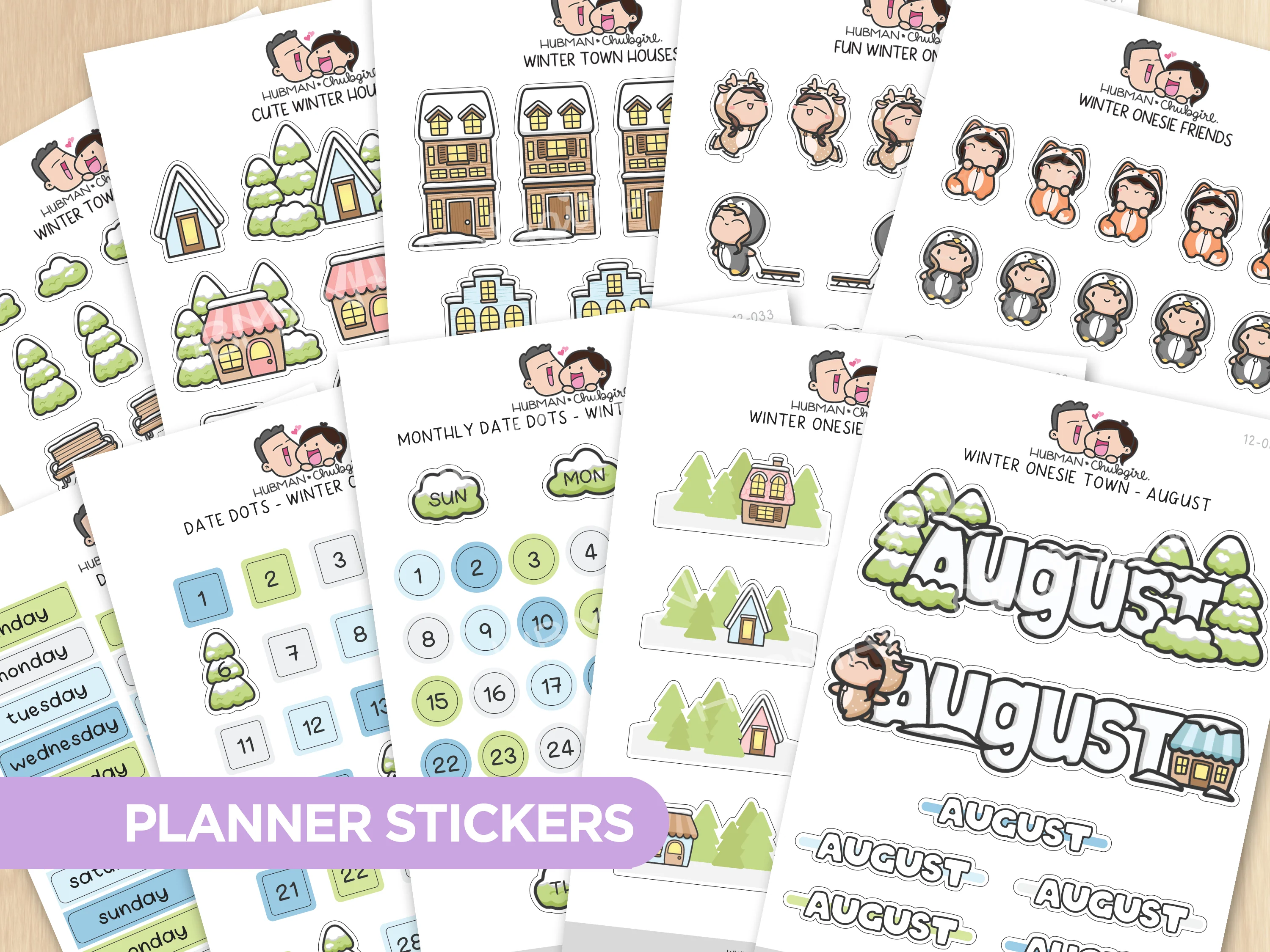 Winter Onesie Town Journal Pack - Image 8